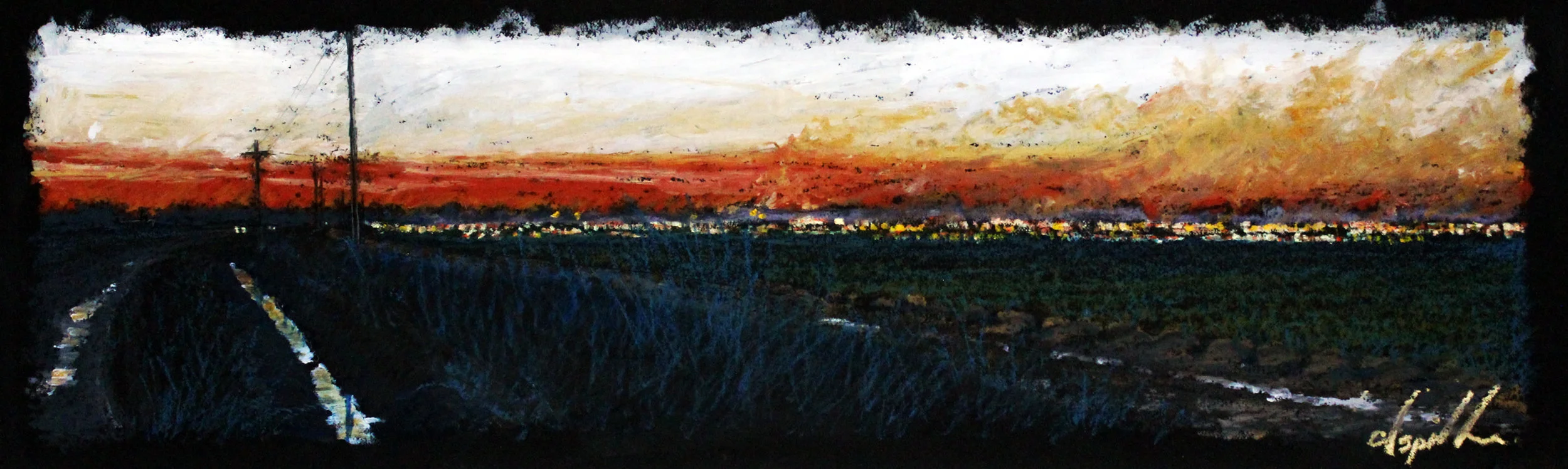 Distant Smoke on the Horizon 7 x 17 inches.jpg