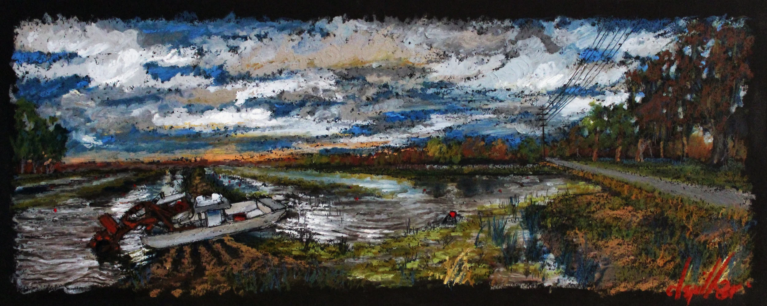 Crawfish Harvester 9 x 24 inches.jpg