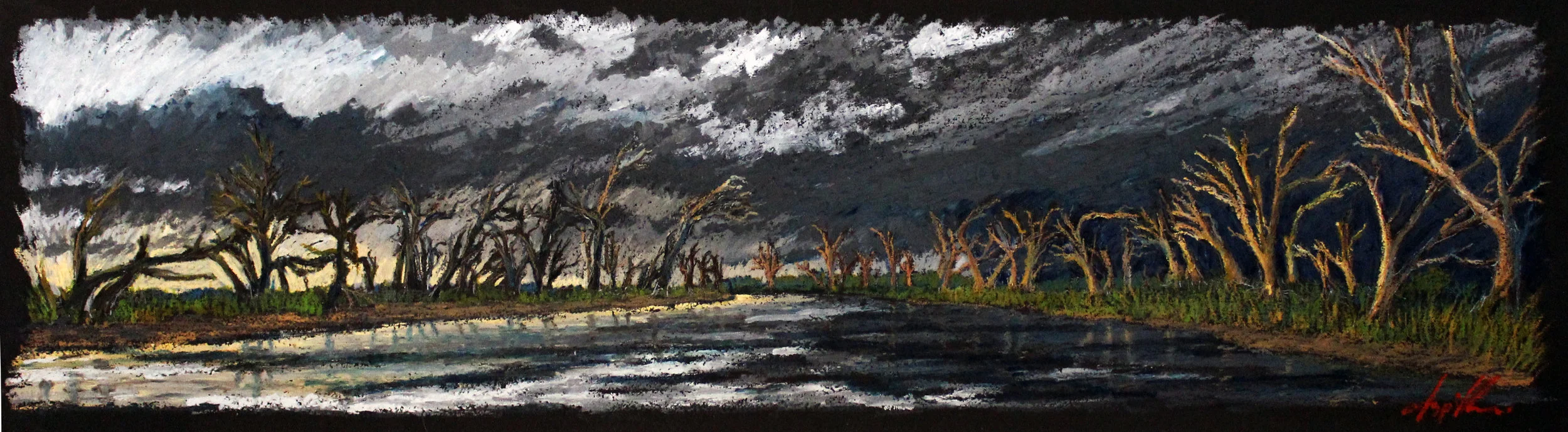 Contrasted Remnants 11 x 40 inches.jpg