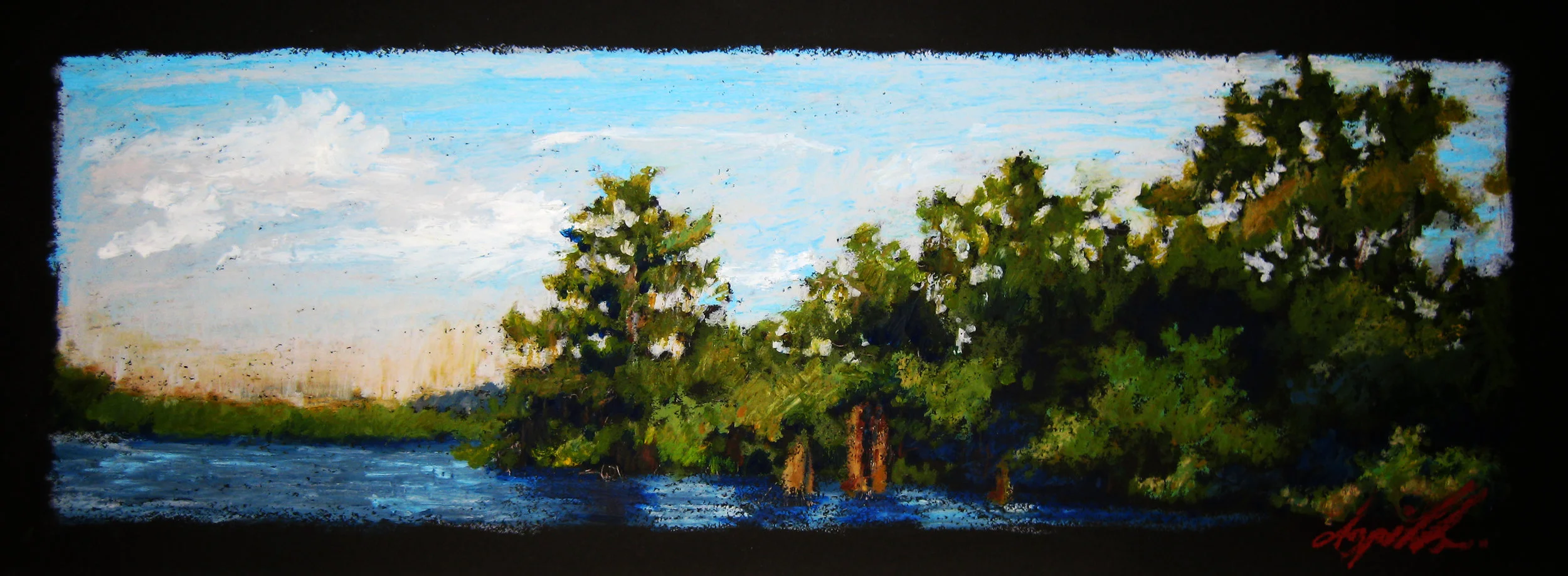 Morning on the Swamp 9 x 24 inches.jpg