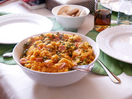 Arroz con Salchichas Recipe