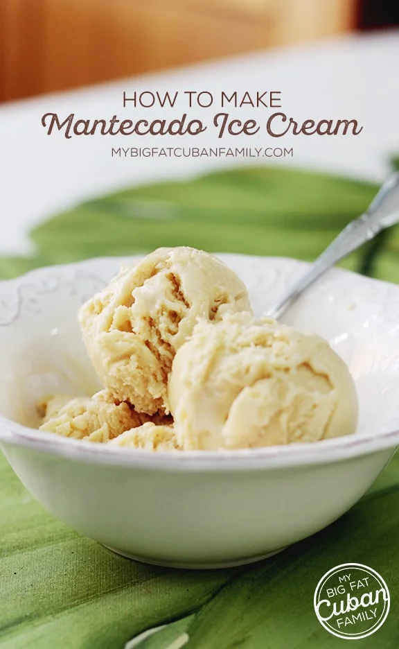 My Big Fat Cuban Family - Mantecado Ice Cream