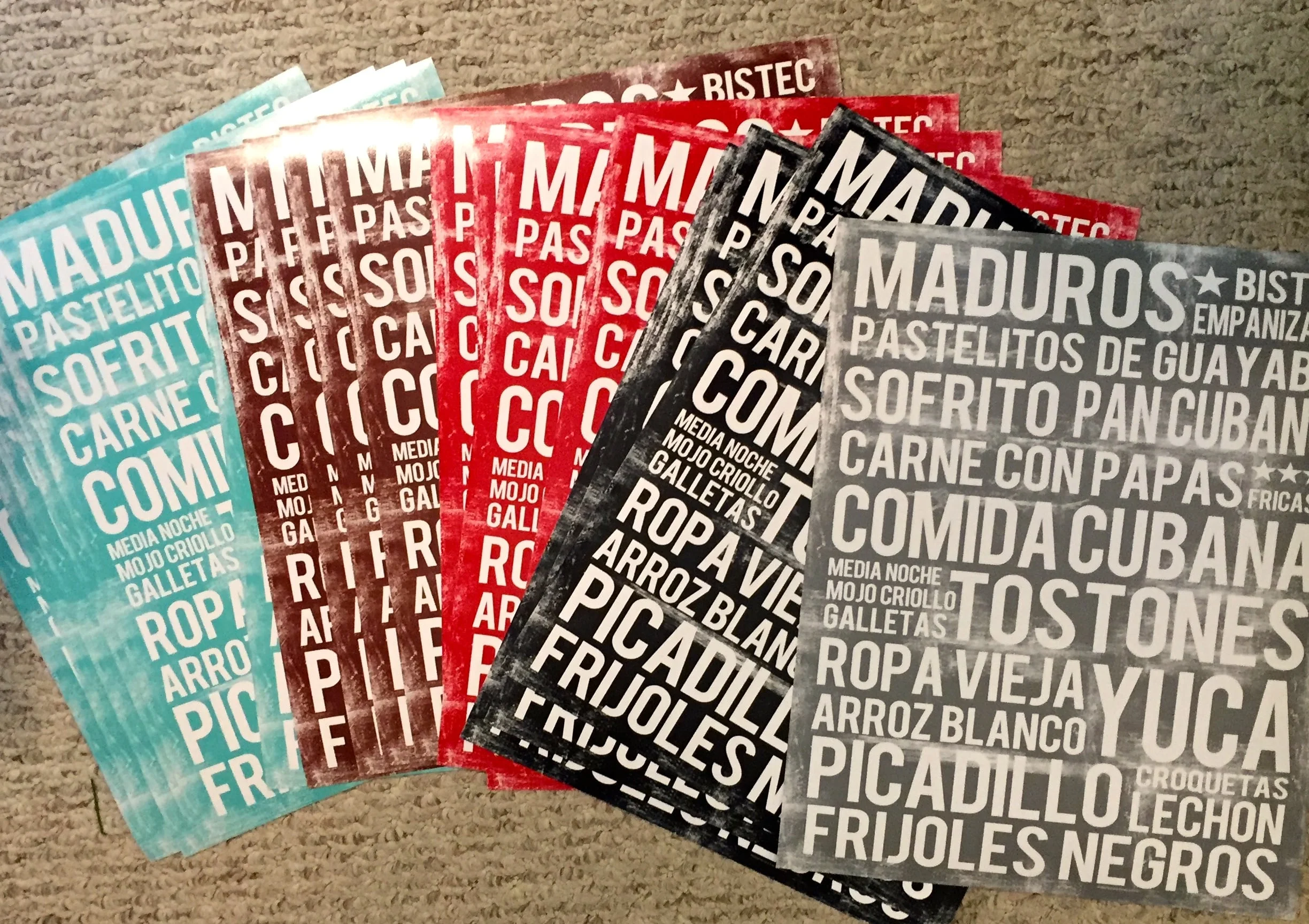 My Big Fat Cuban Family - Cuban Food Poster