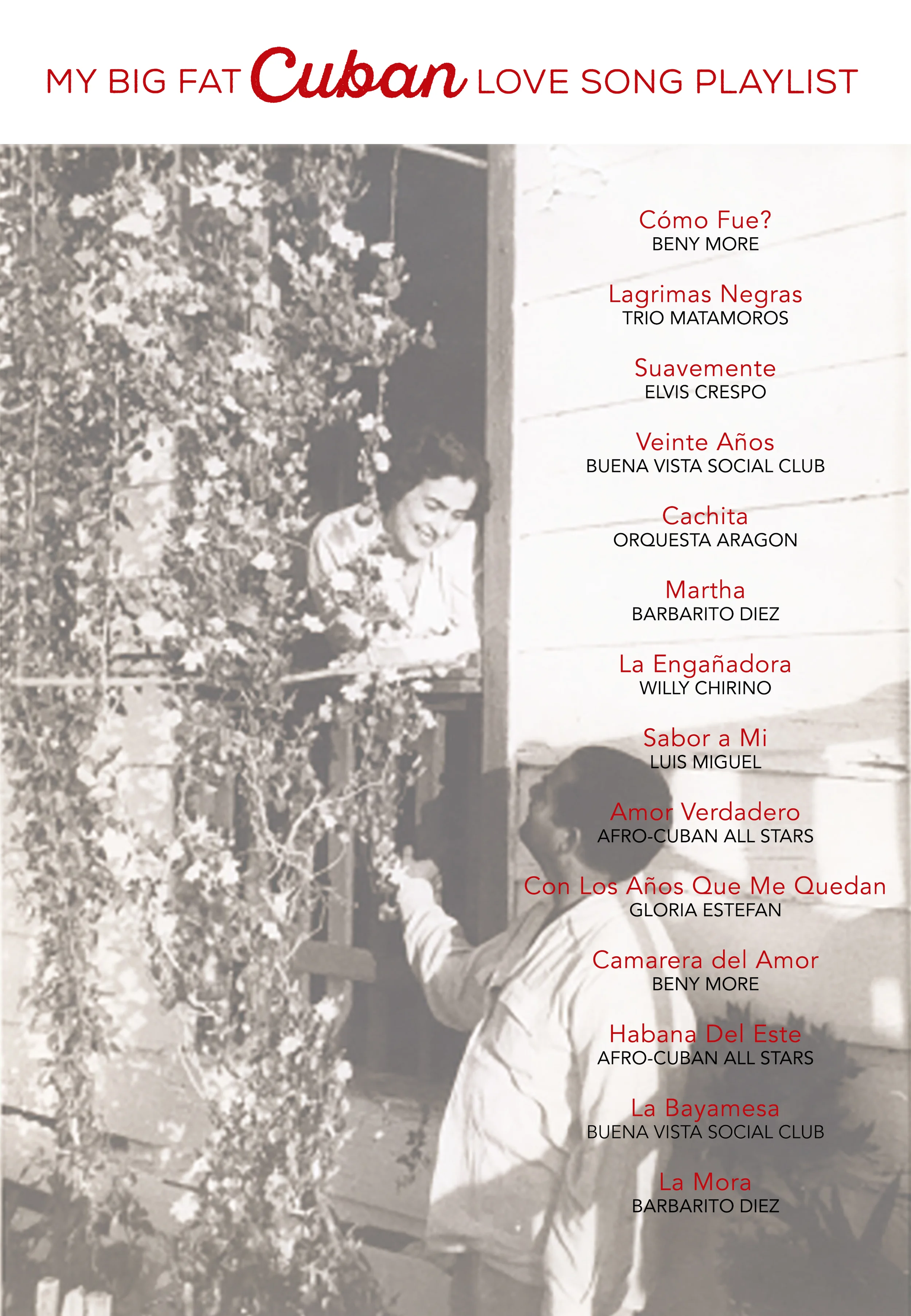My Big Fat Cuban Family Love Song Playlist
