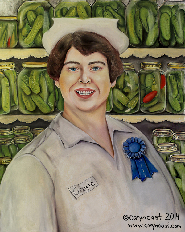 Nurse Gayle, 1st Place Canned Pickles in the Decatur County Fair