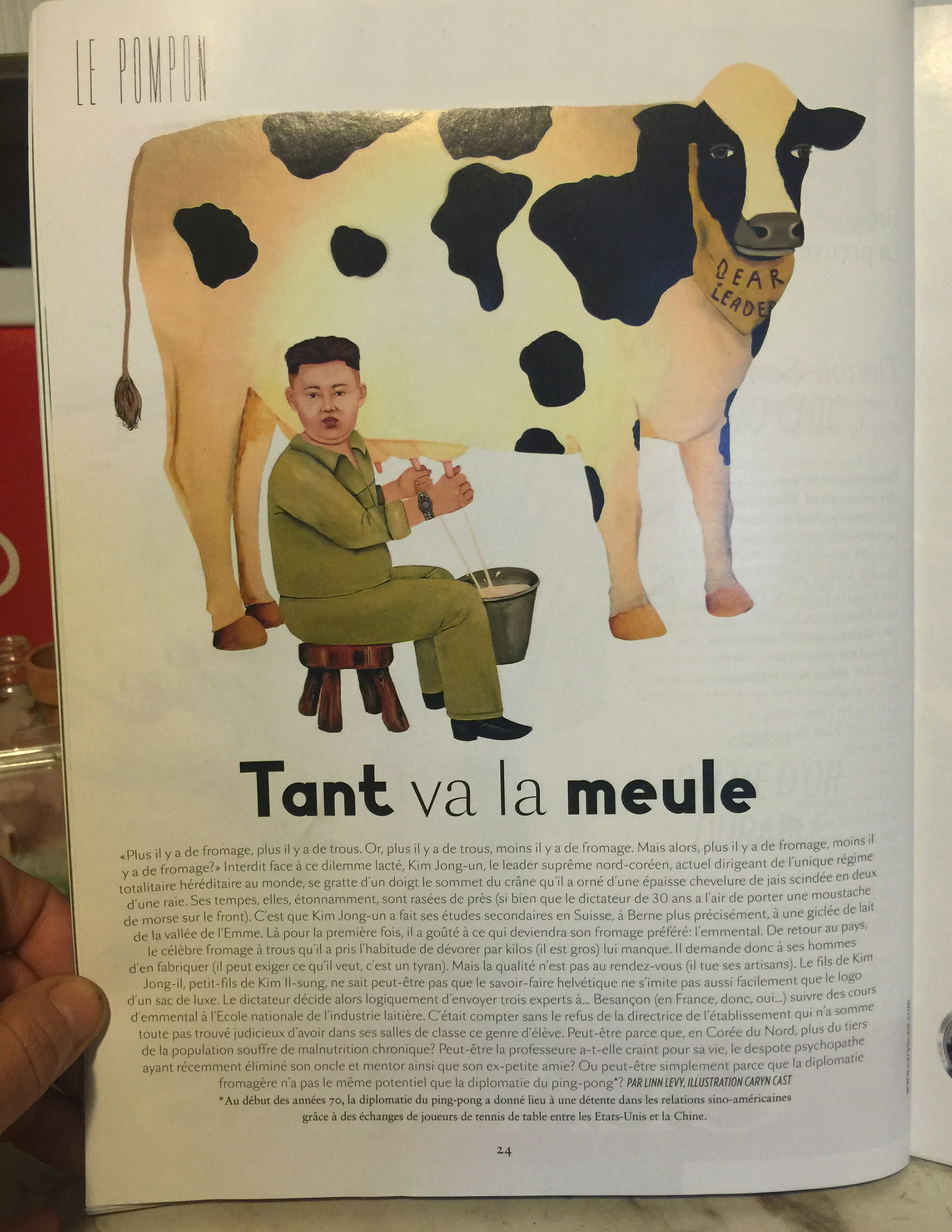 Kim Jong Un for Edelweiss Magazine, Geneva