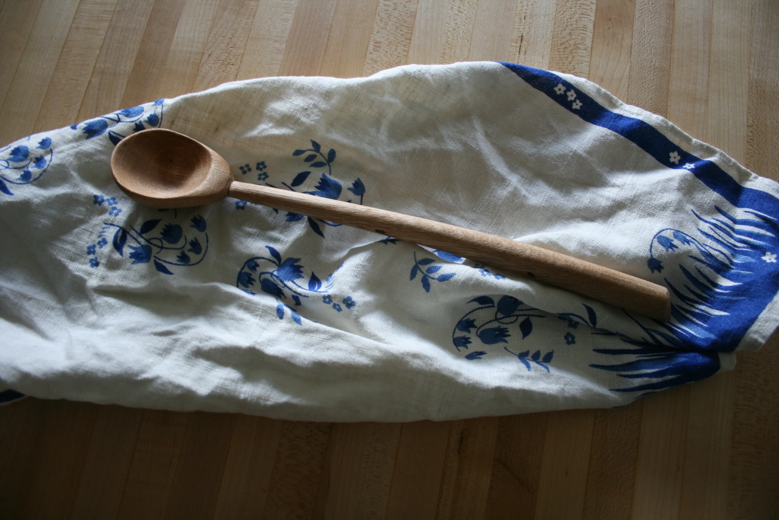 &nbsp; &nbsp; oak baking spoon 