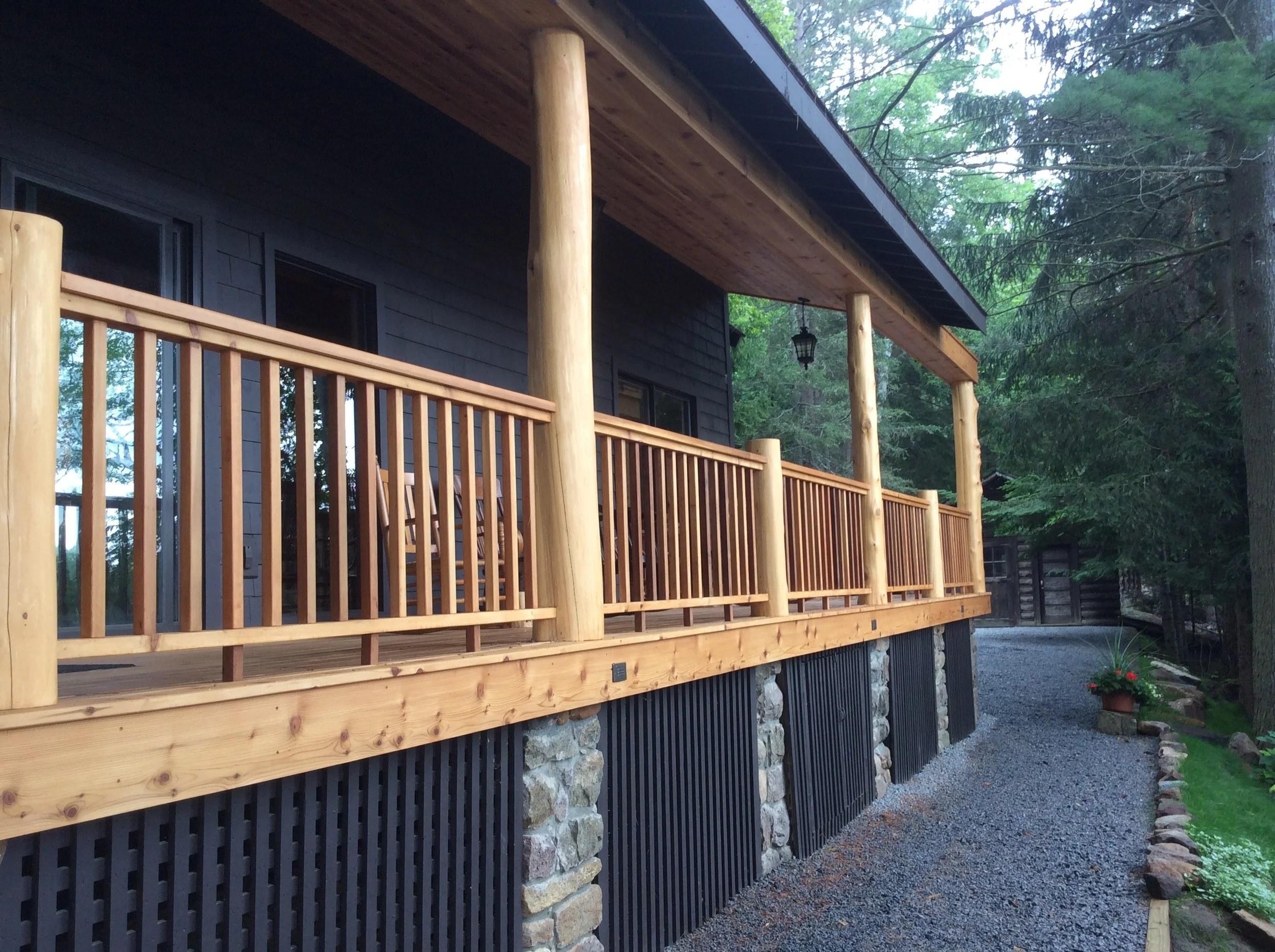 work performed by Hutchins Construction of Indian Lake, New York