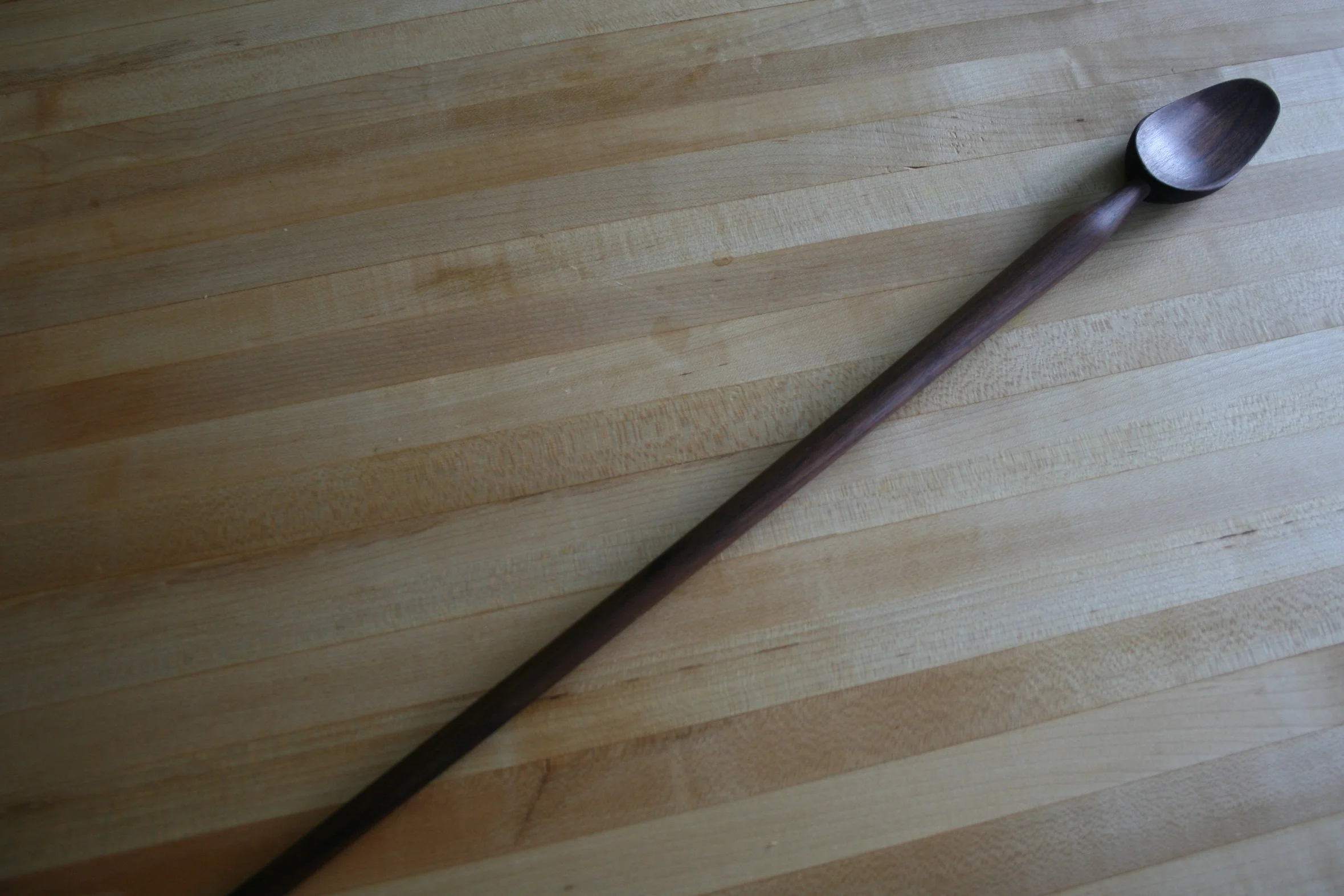   &nbsp; &nbsp; &nbsp;walnut tasting spoon 