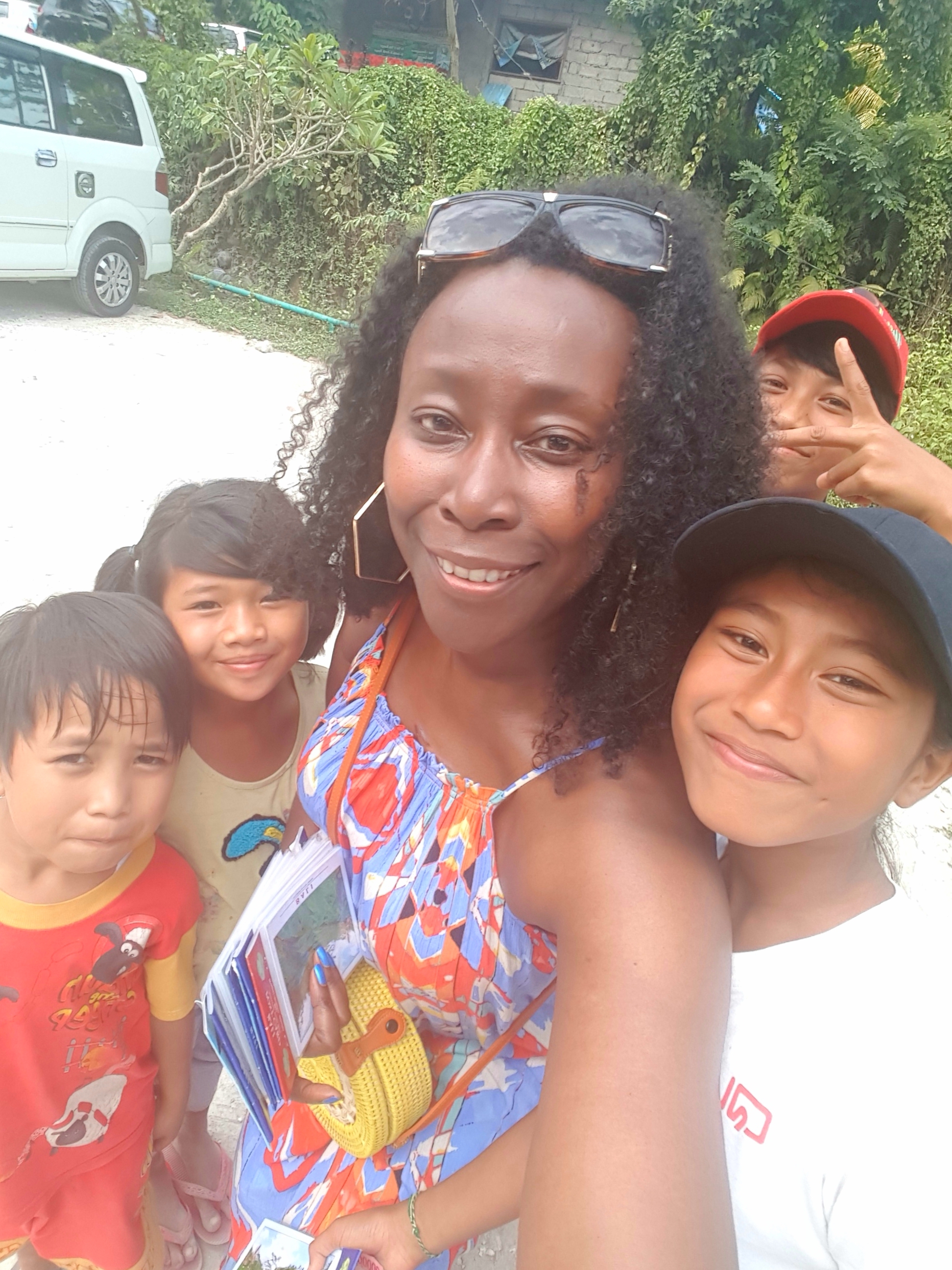 The day after I arrived in Bali, At the Rice terraces with my buddies.