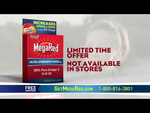 TV Commercial - Mega Red Ultra Strength Omega 3 Krill Oil Supplement - Everything for Heart Health