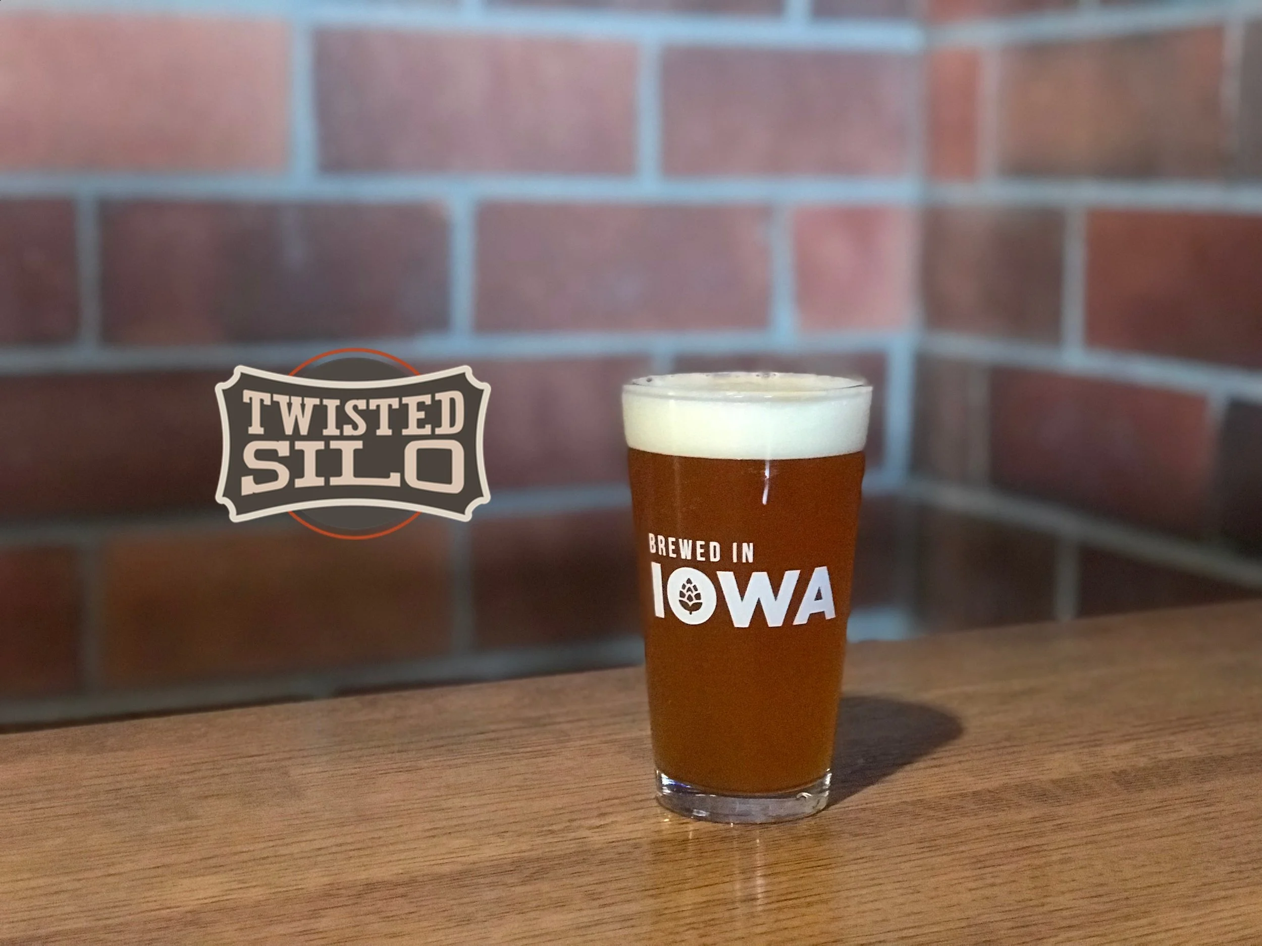 The Twisted Silo is a full sized brew under the style of Iowa Farmhouse Ales' Belgian Strong Golden Ale. Deceptively strong with a sweet base from a huge grain bill. All the Belgian yeast aromatics of our Saison in a turbo charge version. 8.6% ABV - 25.9 IBUs