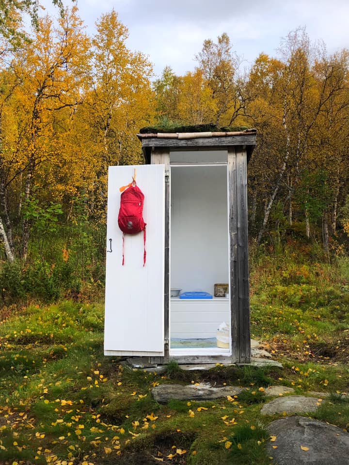 Quite possibly the world’s most delightful outhouse. Unconventionally, you keep the door closed when empty and open (to the stunning view) when occupied.