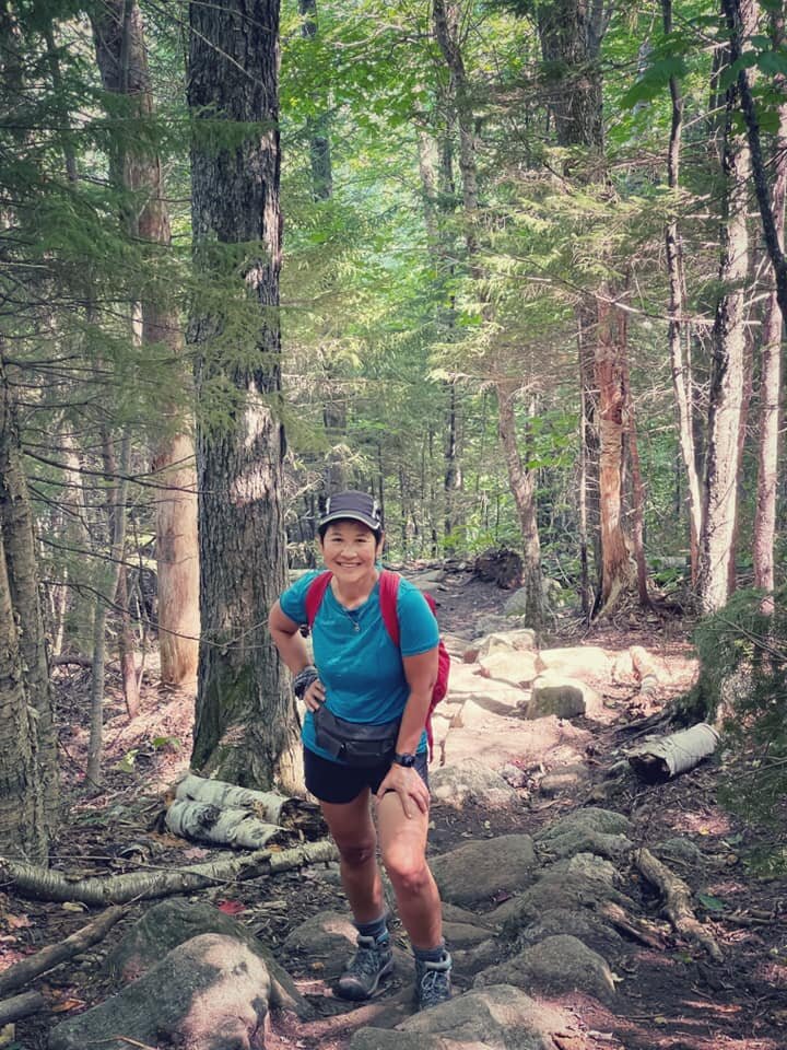  The famed Appalachian Trail is 2,180 miles long. We did one mile of it. But it was a steep one. In Grafton Notch State Park. 