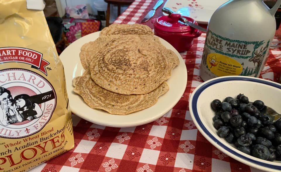  Homemade ployes, an Acadian treat. North Auburn. 