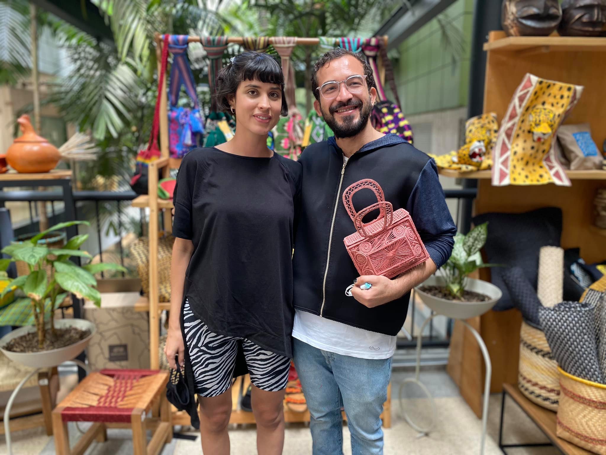  Catalina Patiño and Jhon Velez curate and surface the work of indigenous artisans, and ensure their stories get told through their store Arkano. 