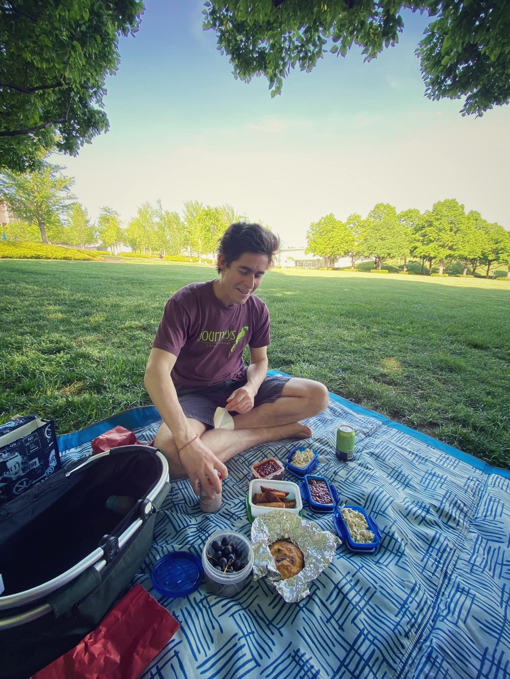  I requested an outdoor dinner and good friend Jim Kane delivered, with his wife Monica’s Venezuelan arepas with a Kansas City twist, stuffed with burnt tips barbecue. Nothing could be finer. 