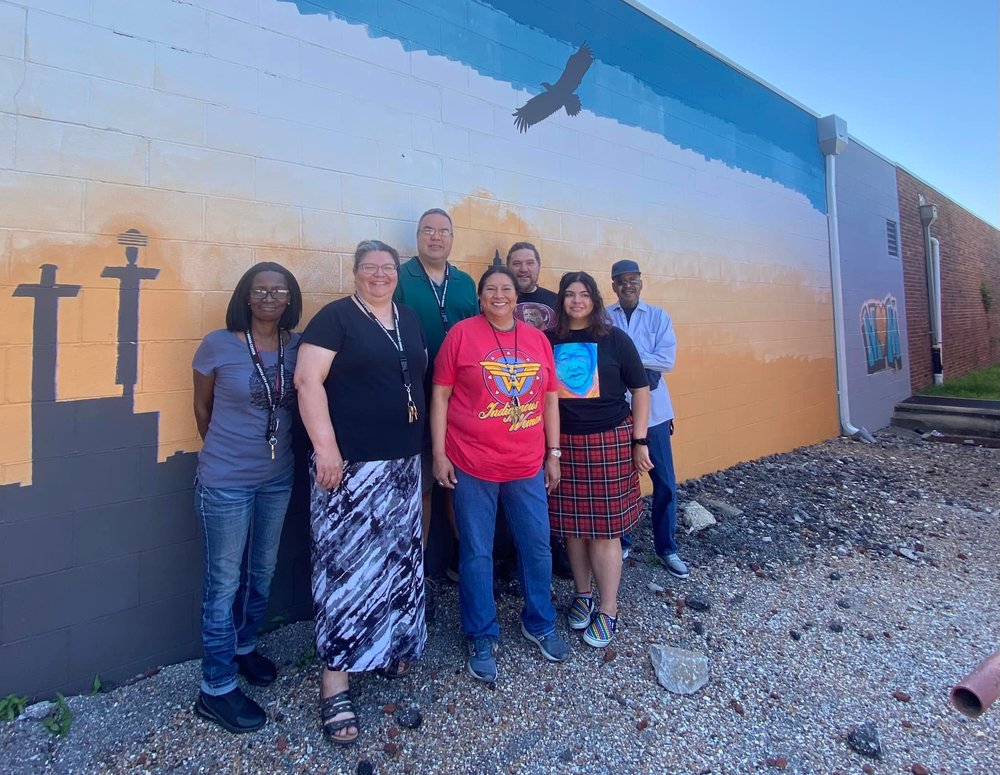  The wonderful staff at the Kansas City Indian Center. 