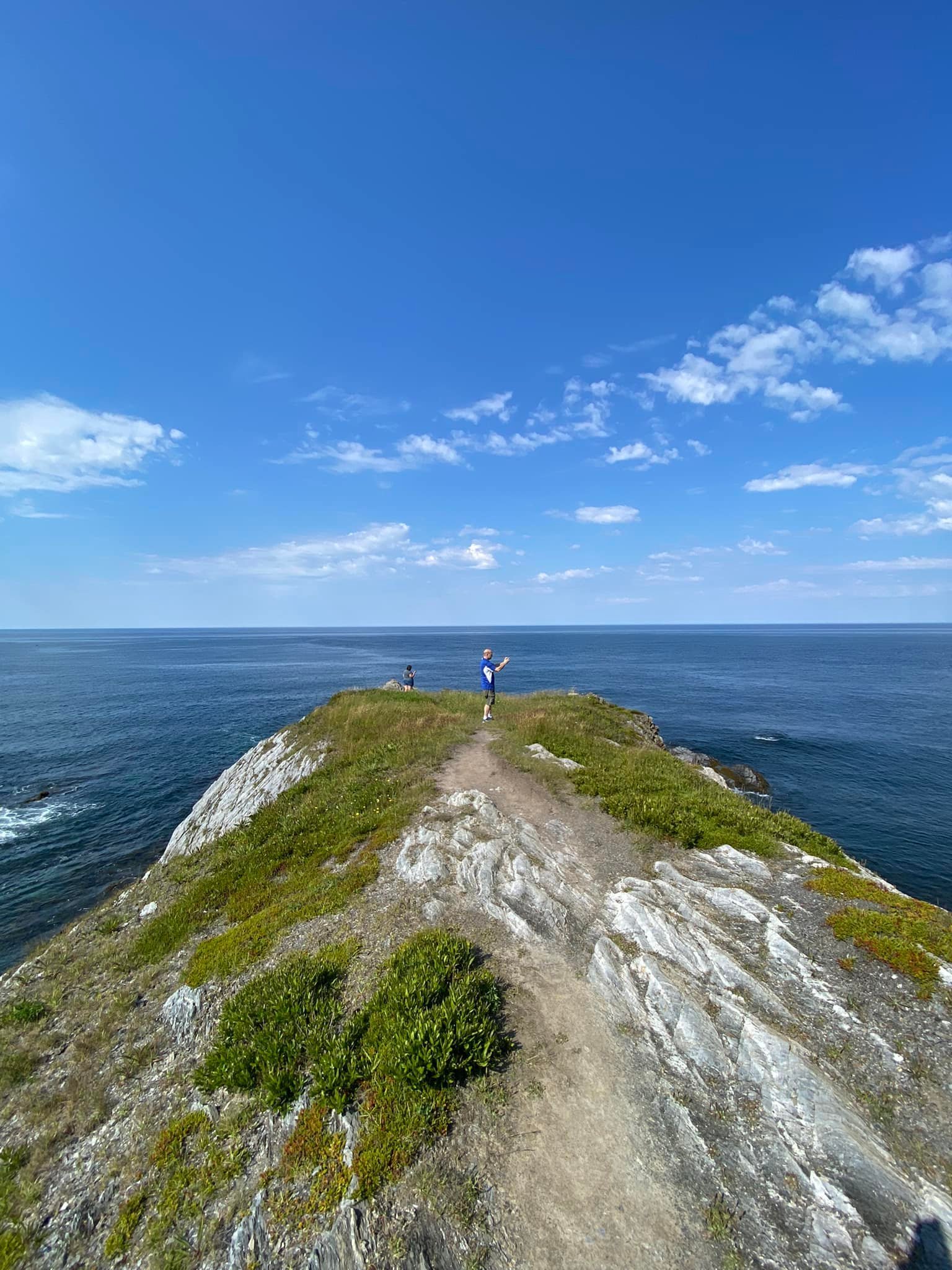  The dramatic cliffs of the Baie Sainte Marie, in the municipality of Clare. 