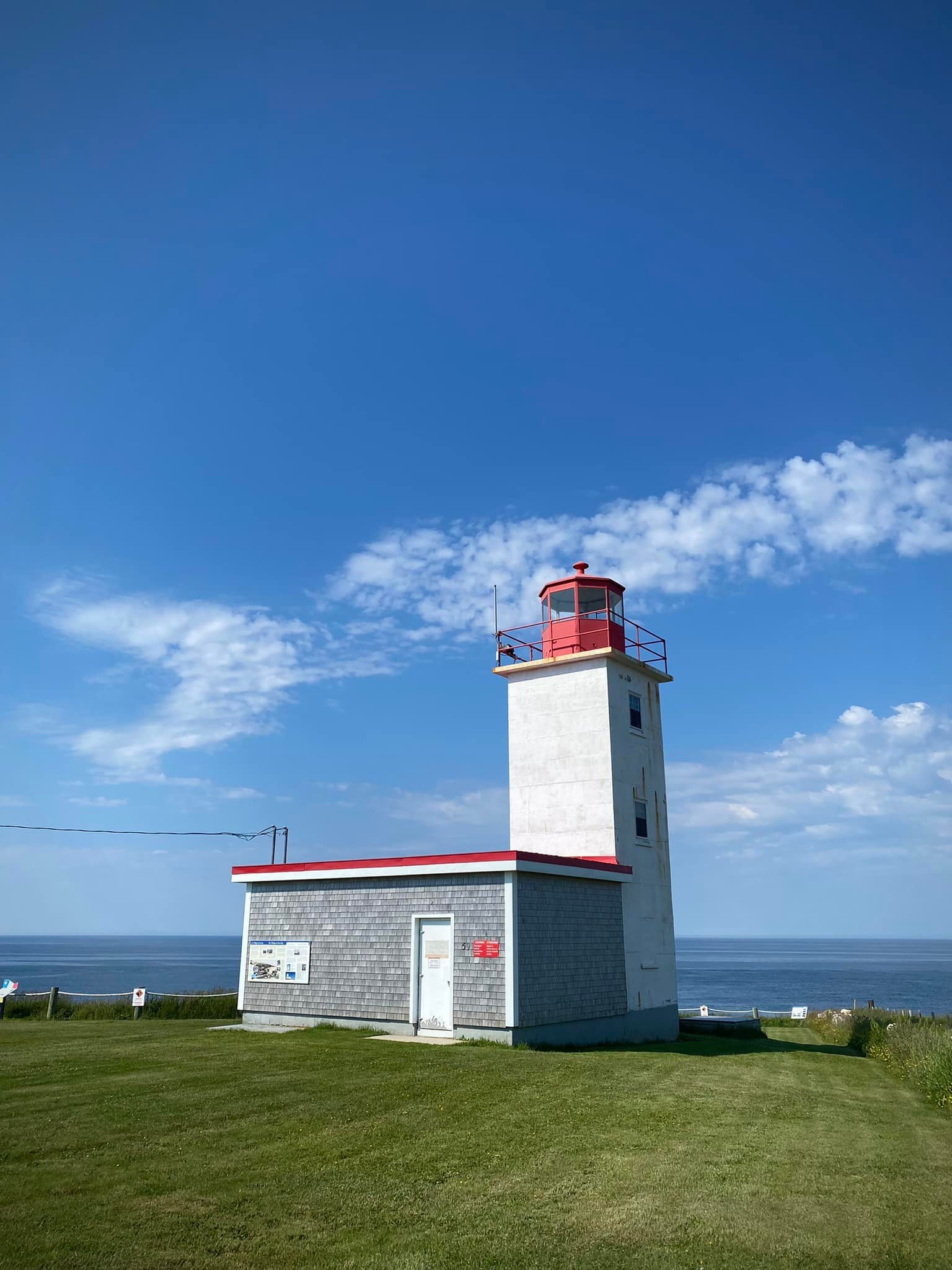  Baie Sainte Marie’s lighthouse. 