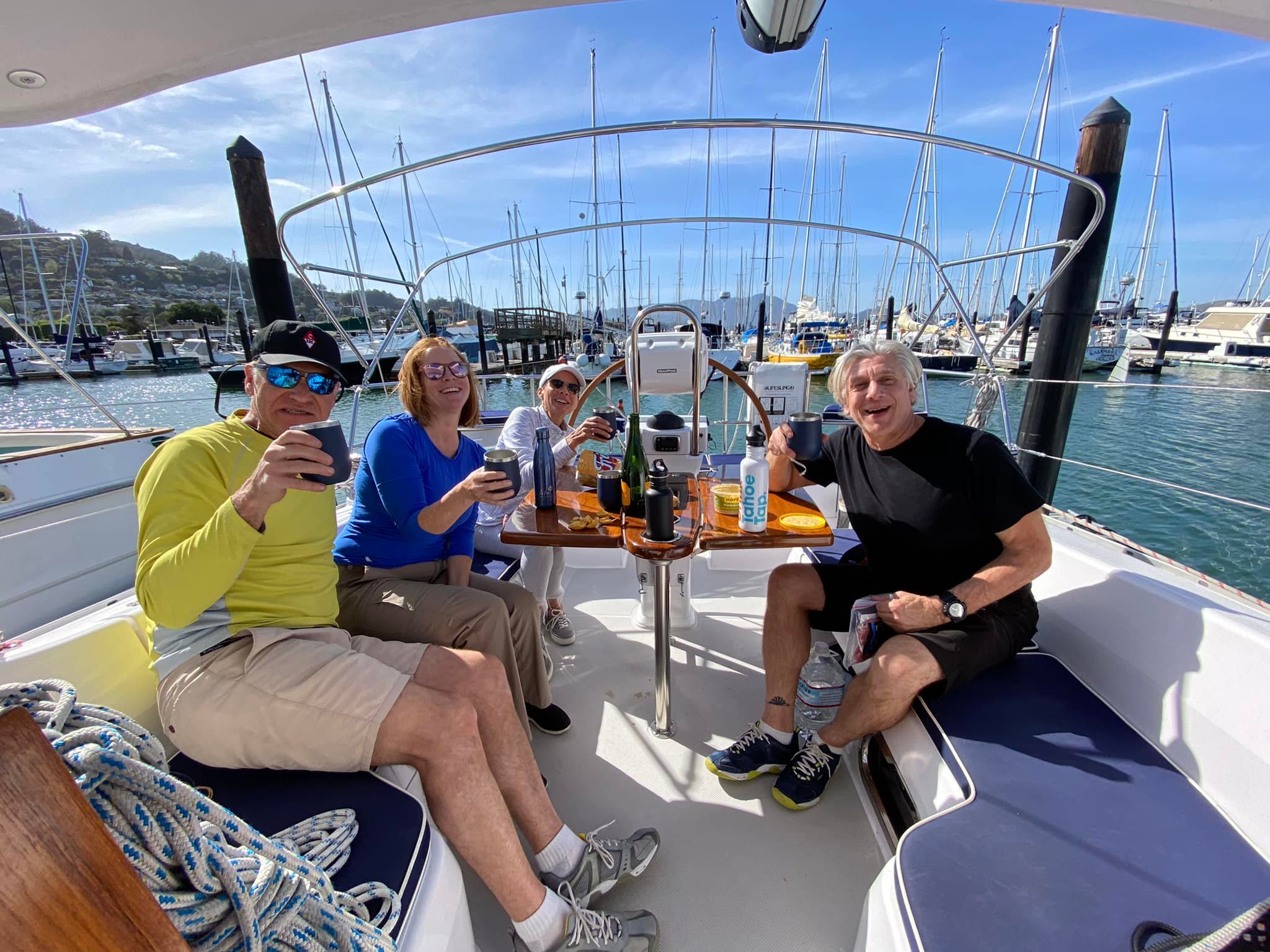  Such fun sailing with these not-so-old salts. 