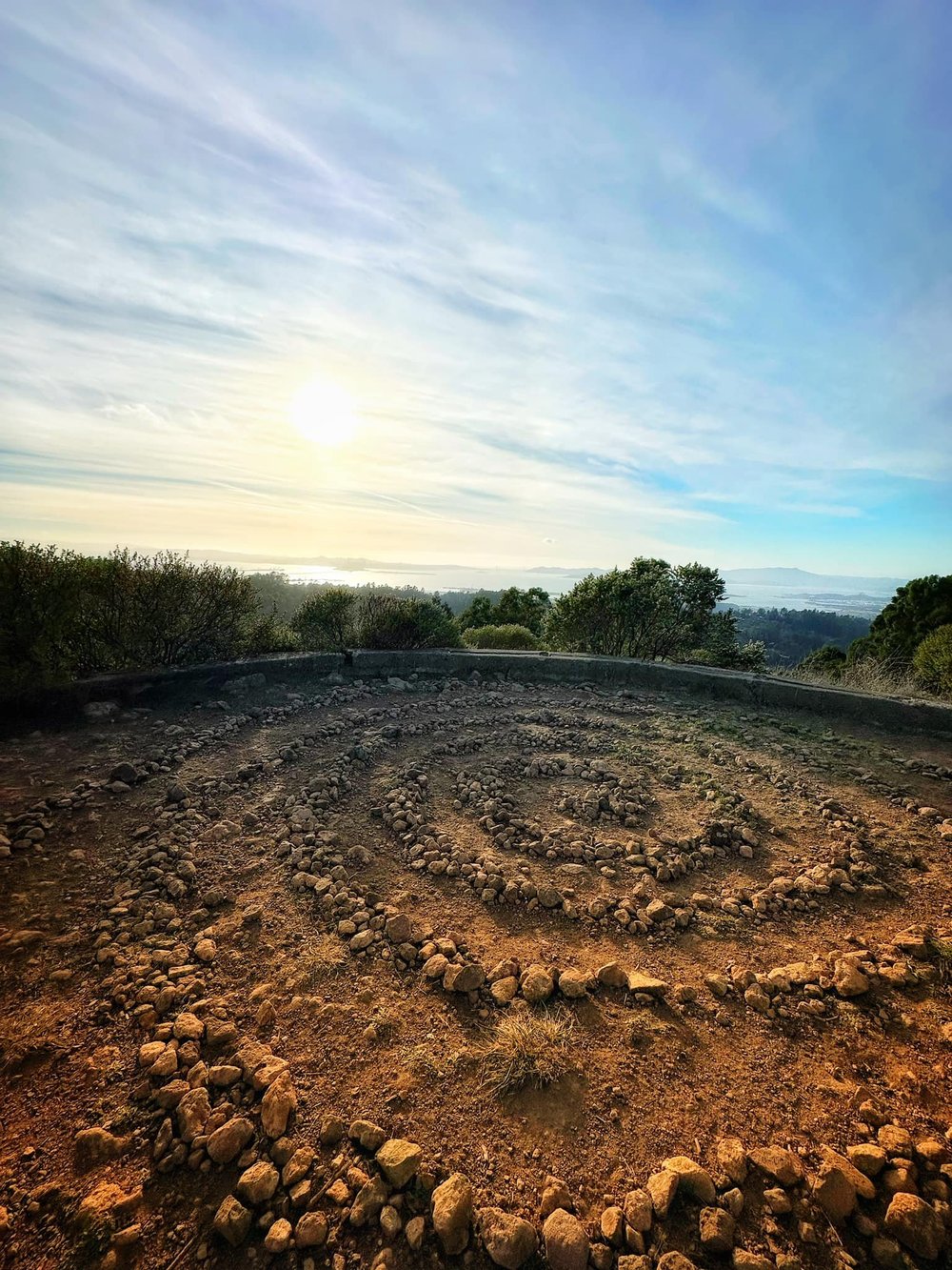  Labyrinth on the ridge in Tilden Park. 