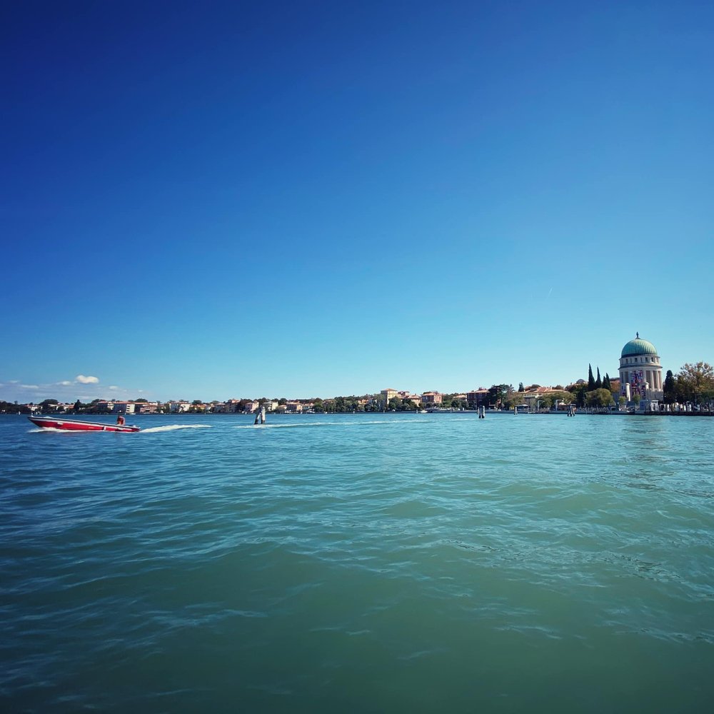  View from the water taxi, which costs 15 euros one way. 