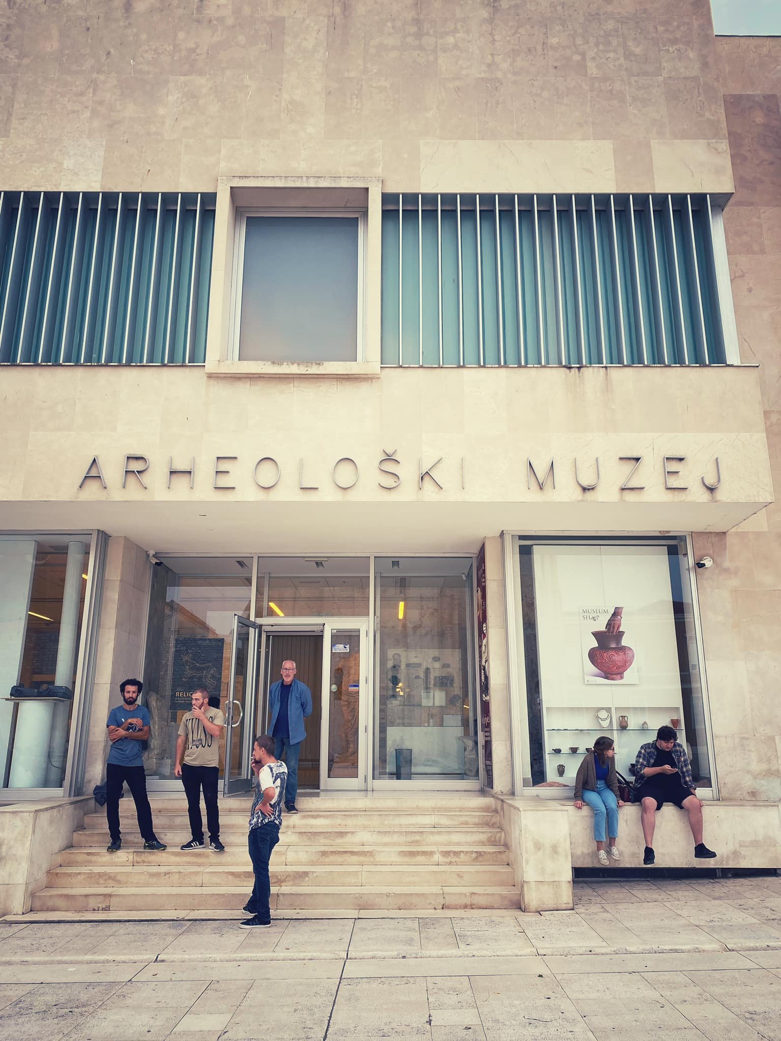  Relics, columns, and statuary at the Museum of Archaeology. 