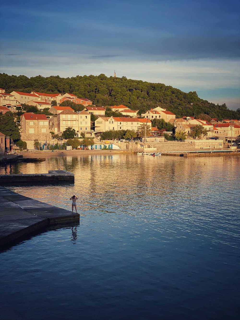  Leaving Korcula. 