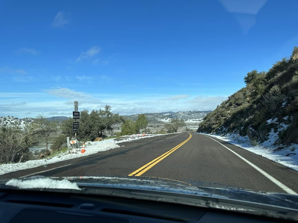  The next morning there was a window before another predicted snowstorm. We left the mountain and headed to the desert. 