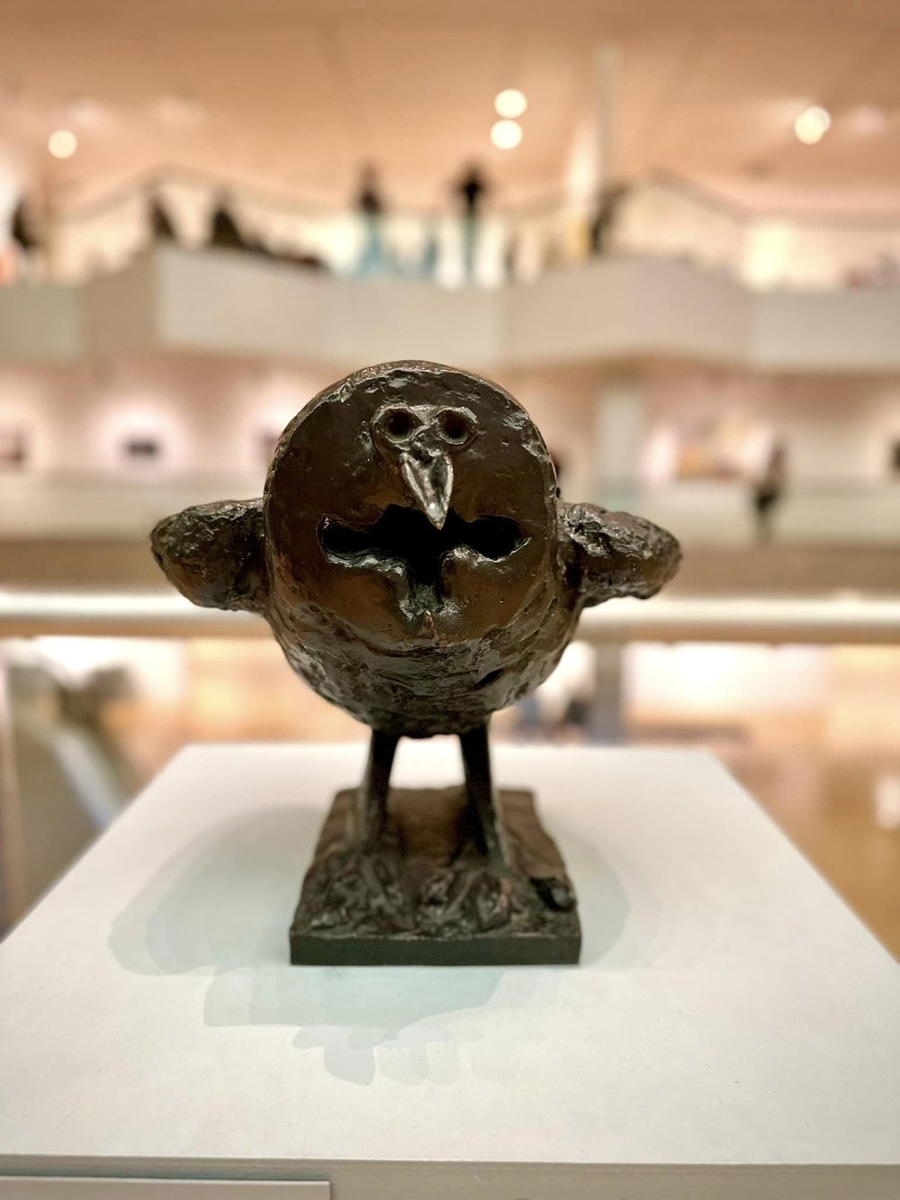  “Angry Owl,” bronze sculpture by Pablo Picasso. Palm Springs Art Museum. 
