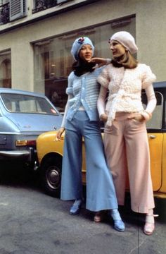 Models in Rykiel. Early Seventies. 
