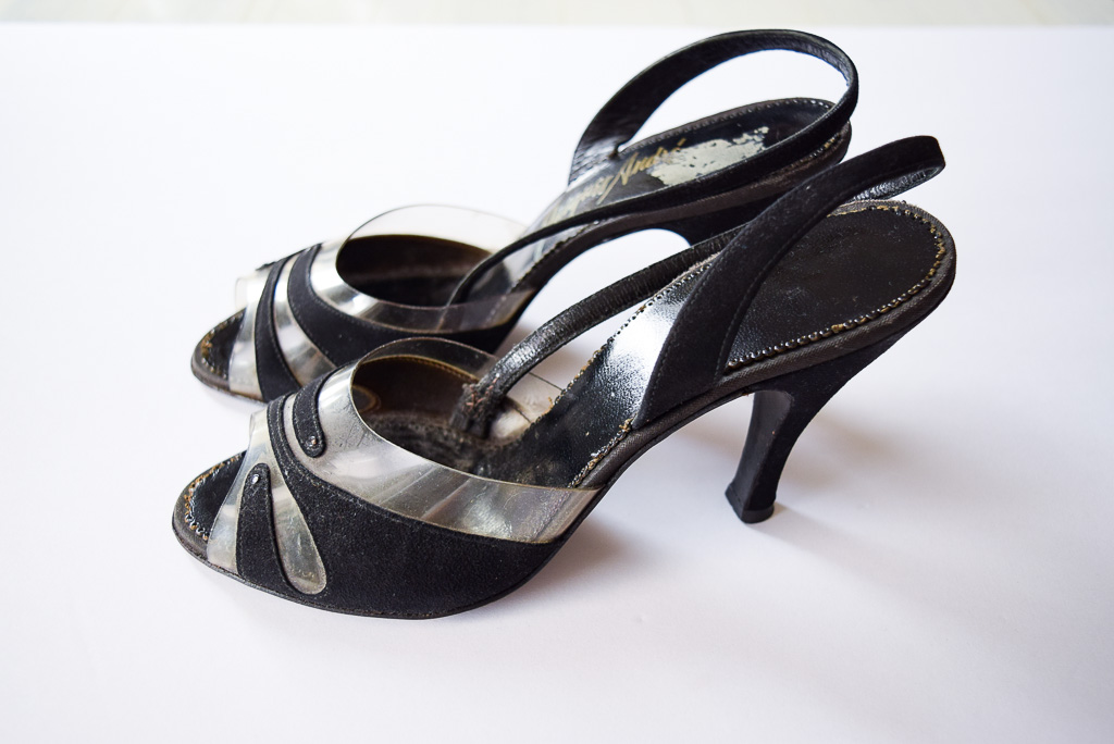 slingback mule heels