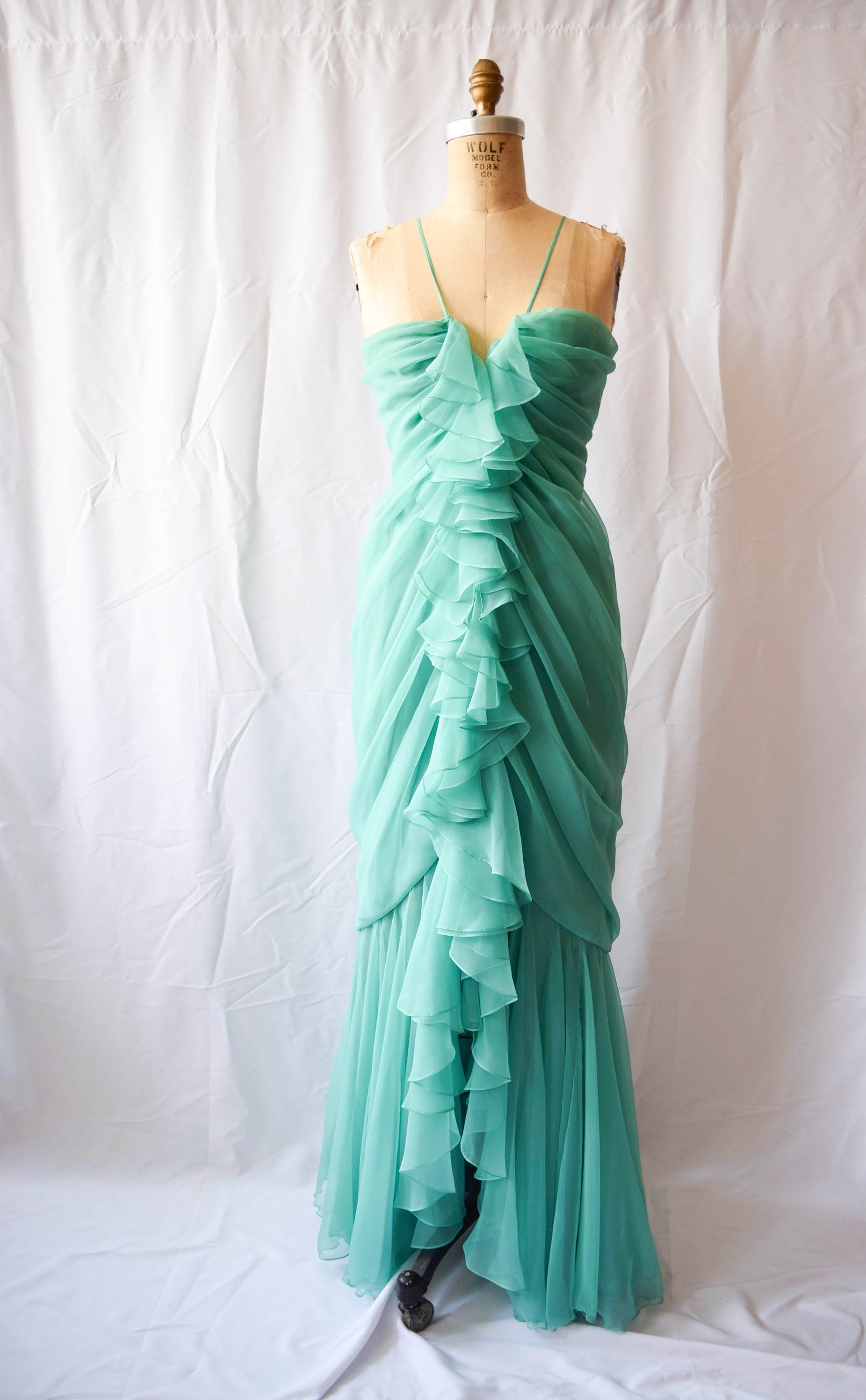 1970s evening gown