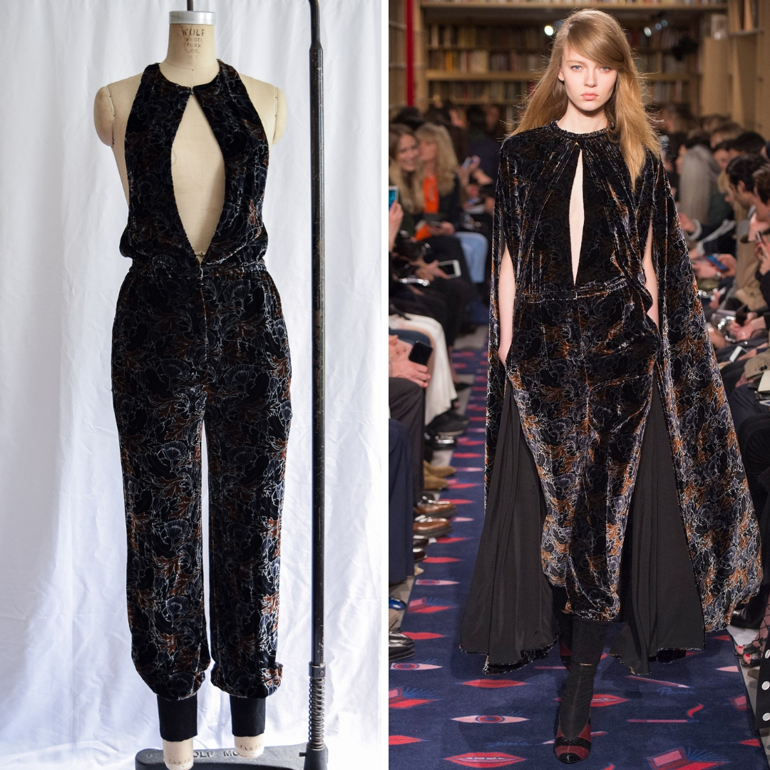 Combinaison SONIA RYKIEL Noire à Plis Et Boucle – Neuve Avec étiquettes, Taille 36, Coton, Made In France