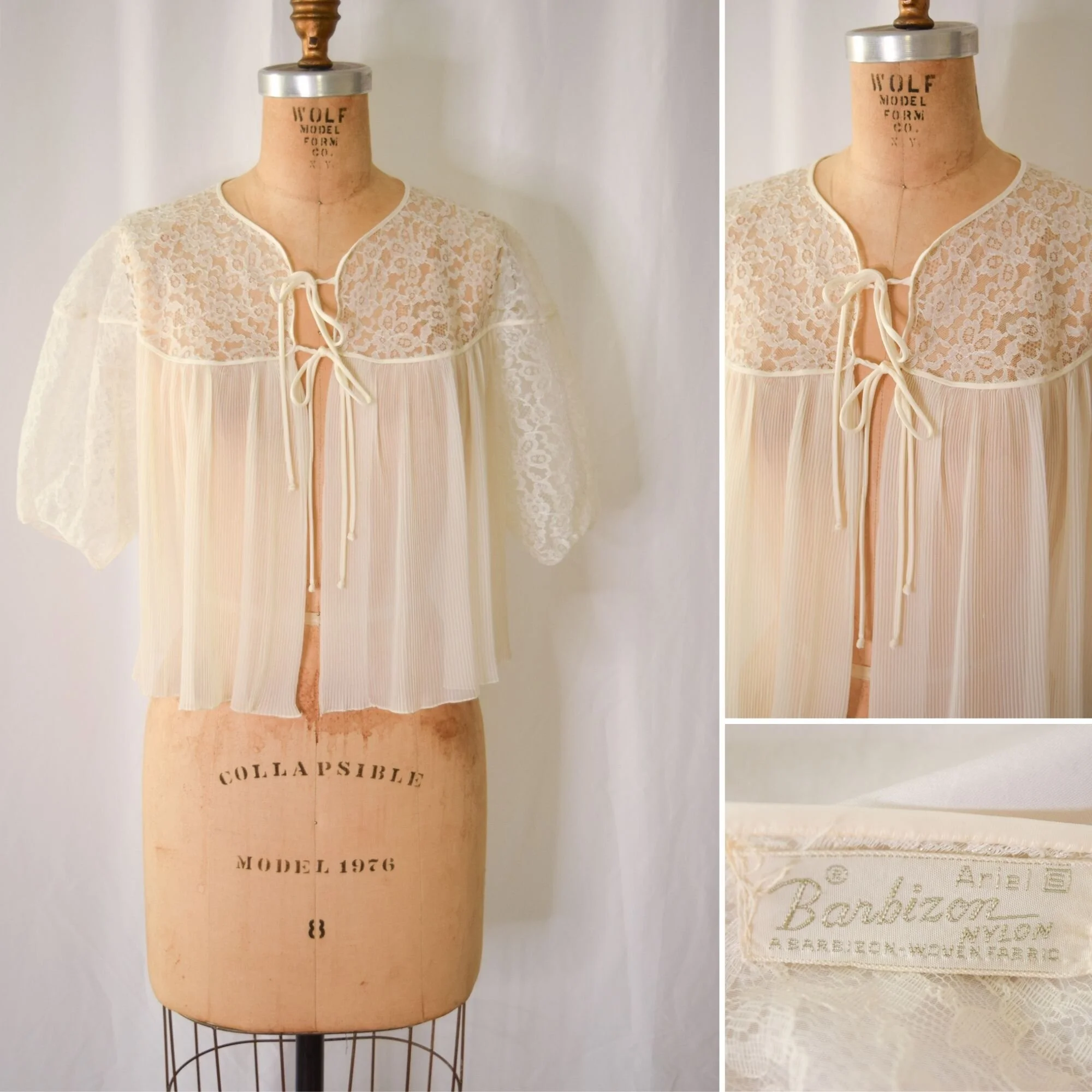 lace bed jacket