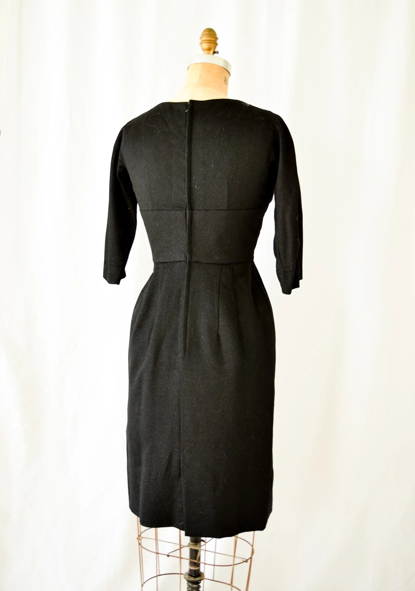 slim fit dress slacks Baudelaire Wiggle Dress in Plum