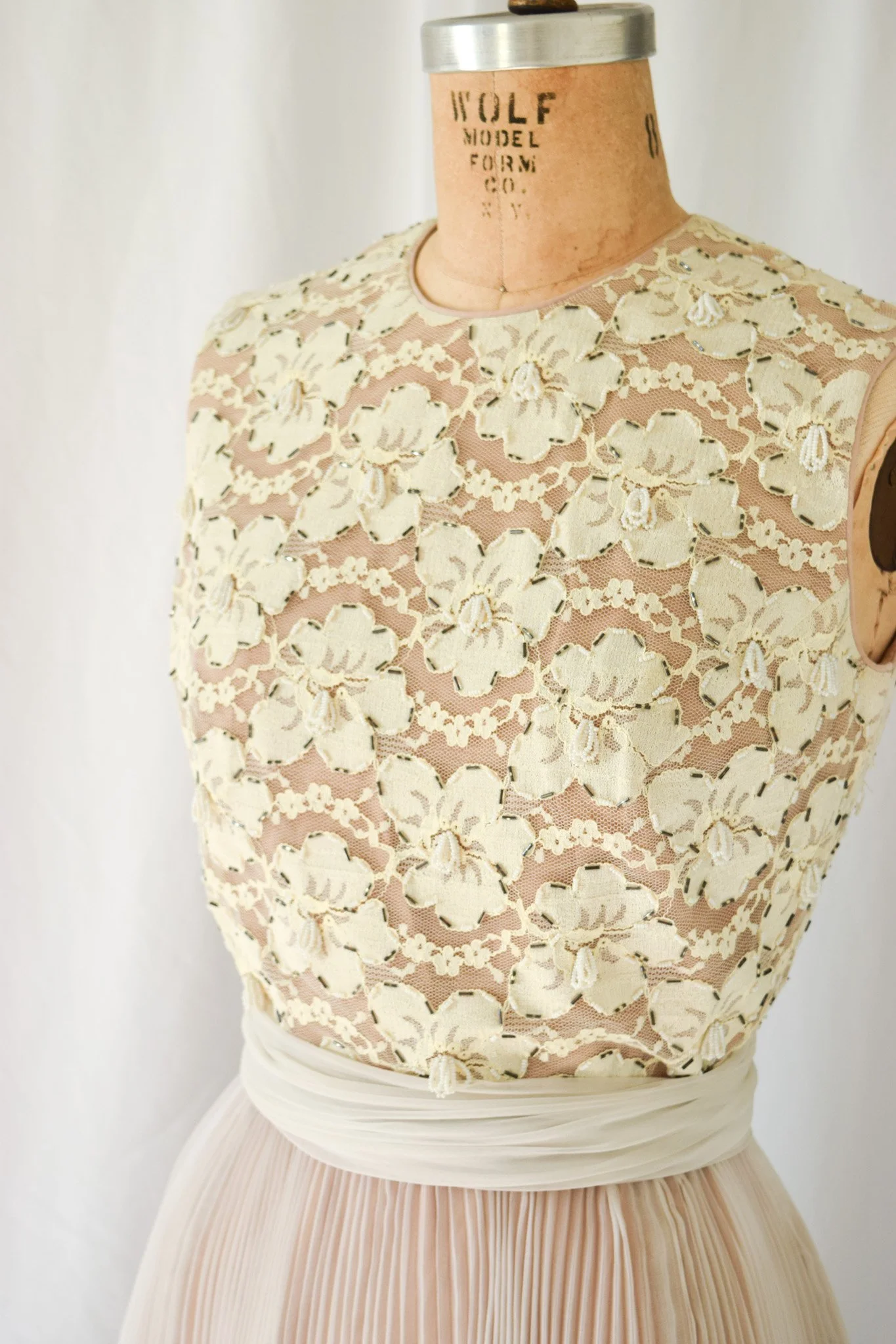 chinese dress ladies ECB Exclusive: Layla Lace Maxi Dress, Taupe Small main image 0