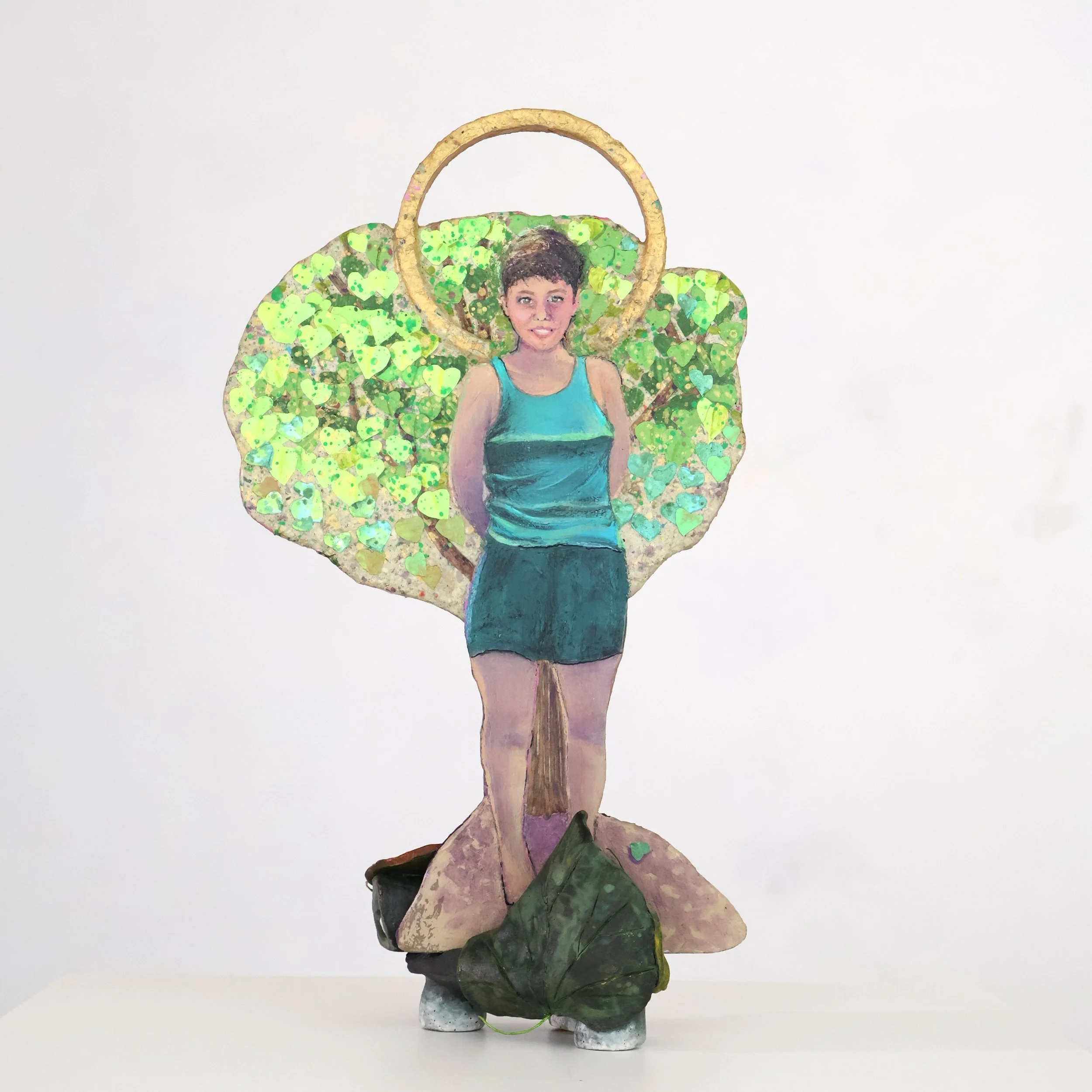 My Muse and the Redbud Tree 