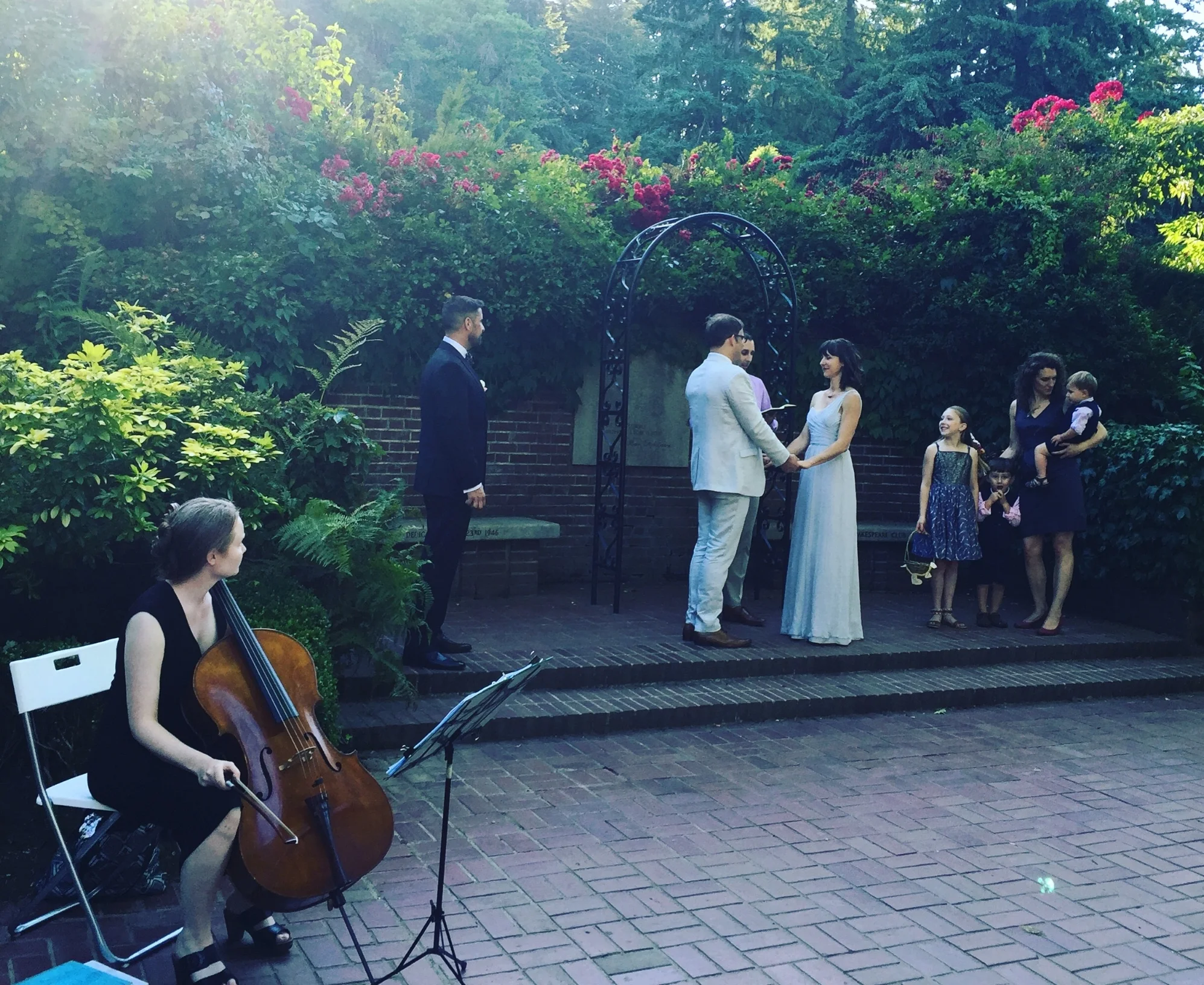 Michael Johnson from the band Parks and Recreation and his partner got married and asked Little Orchestra to be part of their big day. Portland, OR July 2016 http://www.hushrecords.com/artists/parks-recreation/