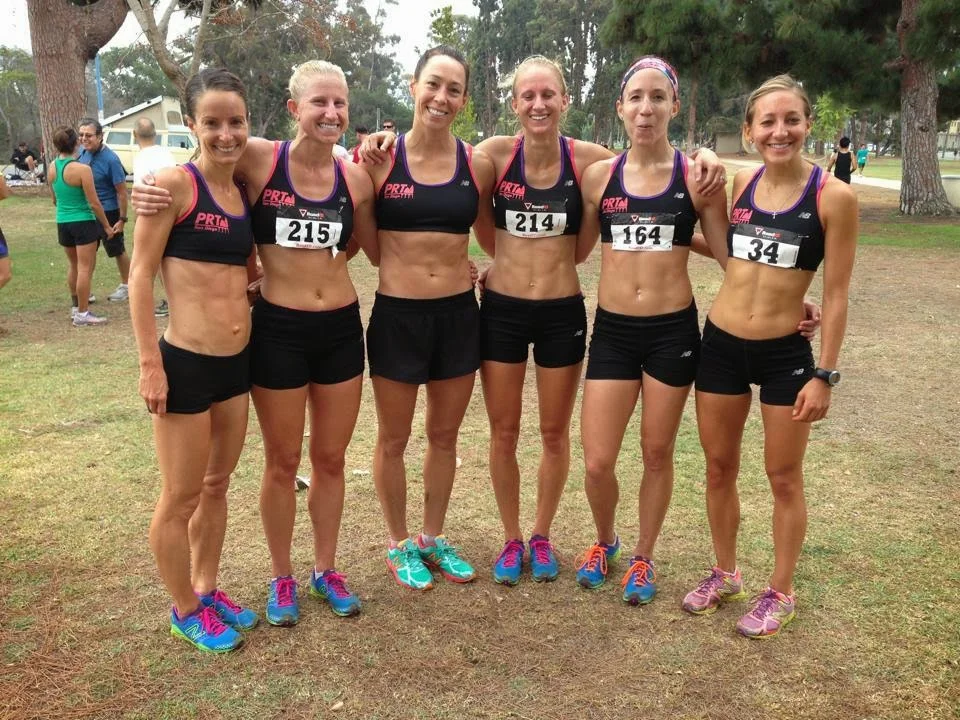 The Women of PRT after braving the heat, hills, and dust of the Balboa 4-miler