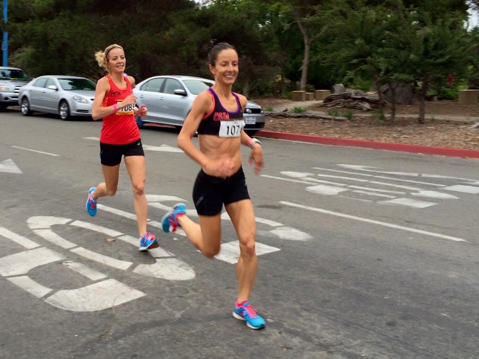 Angela Moll and Hilary Corno make racing look easy!