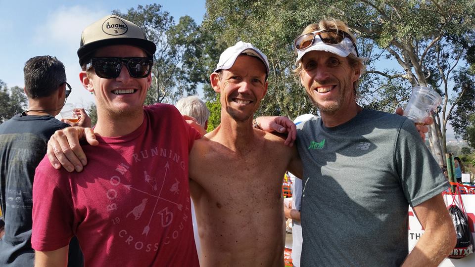 From left to right: Rory Golden, Jeff Creighton, and Gerard Reski hanging out post-race. 