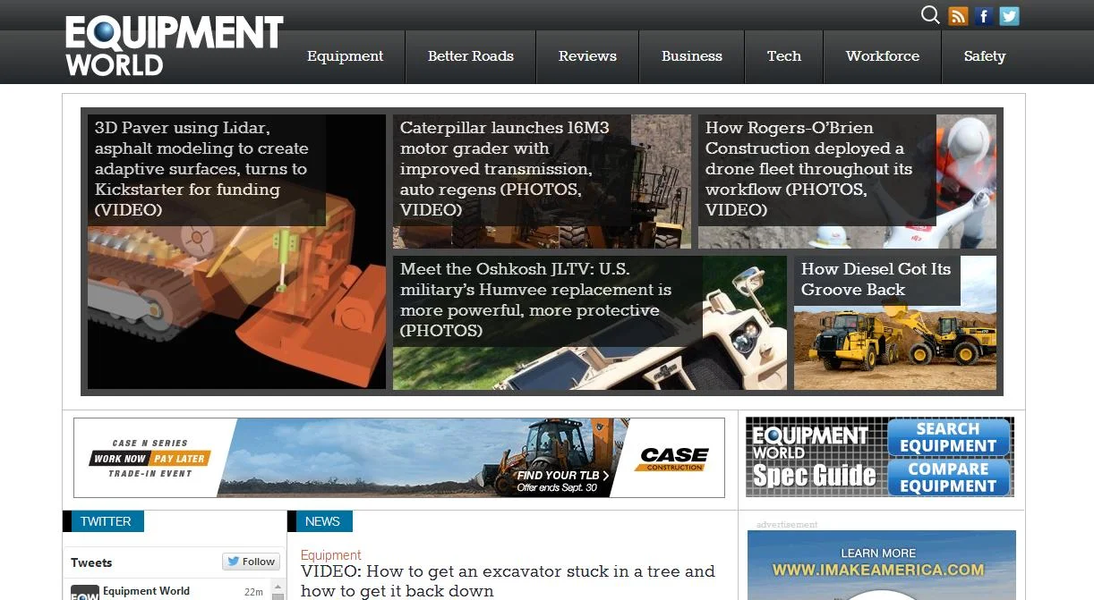 Published in Equipment World