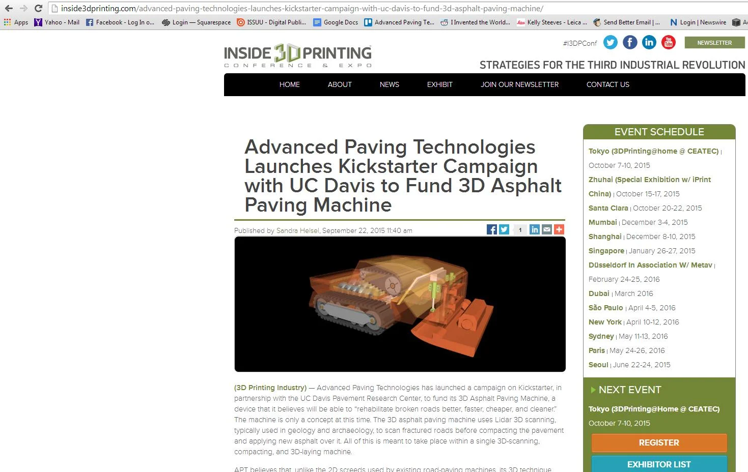 Published on Inside 3D Printing