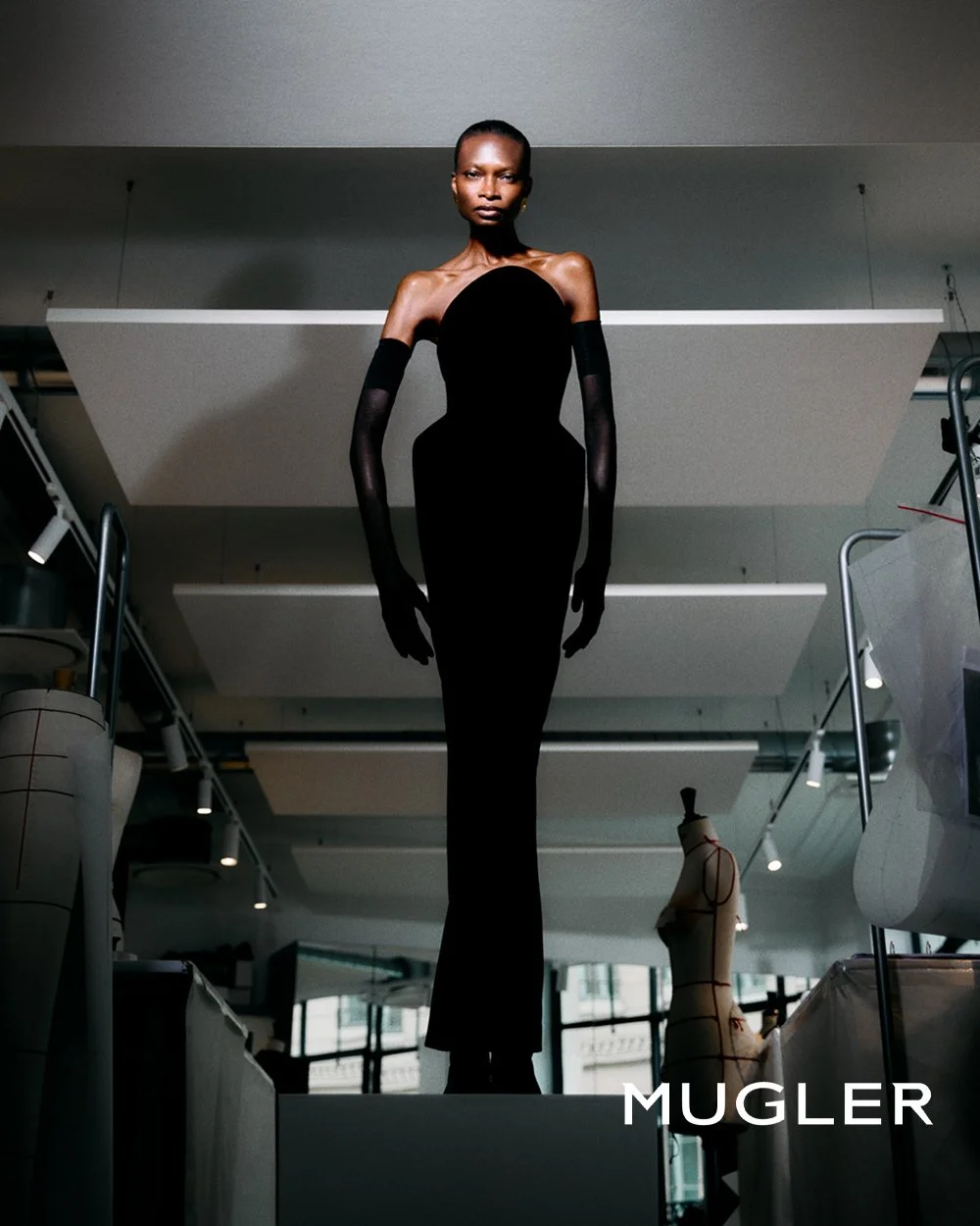 Debra Shaw, MUGLER, FW25, Paris.