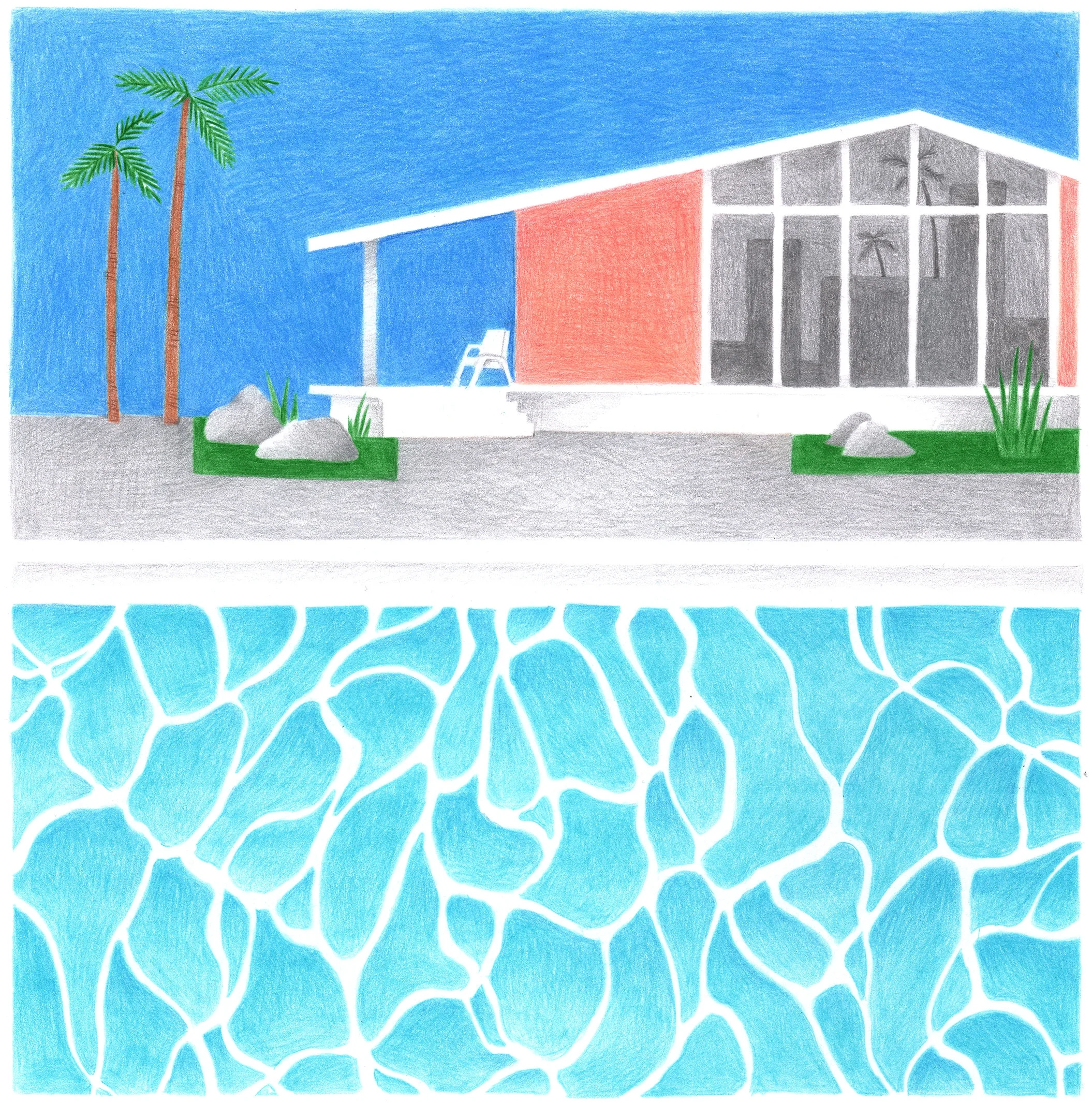 After Hockney, 2018