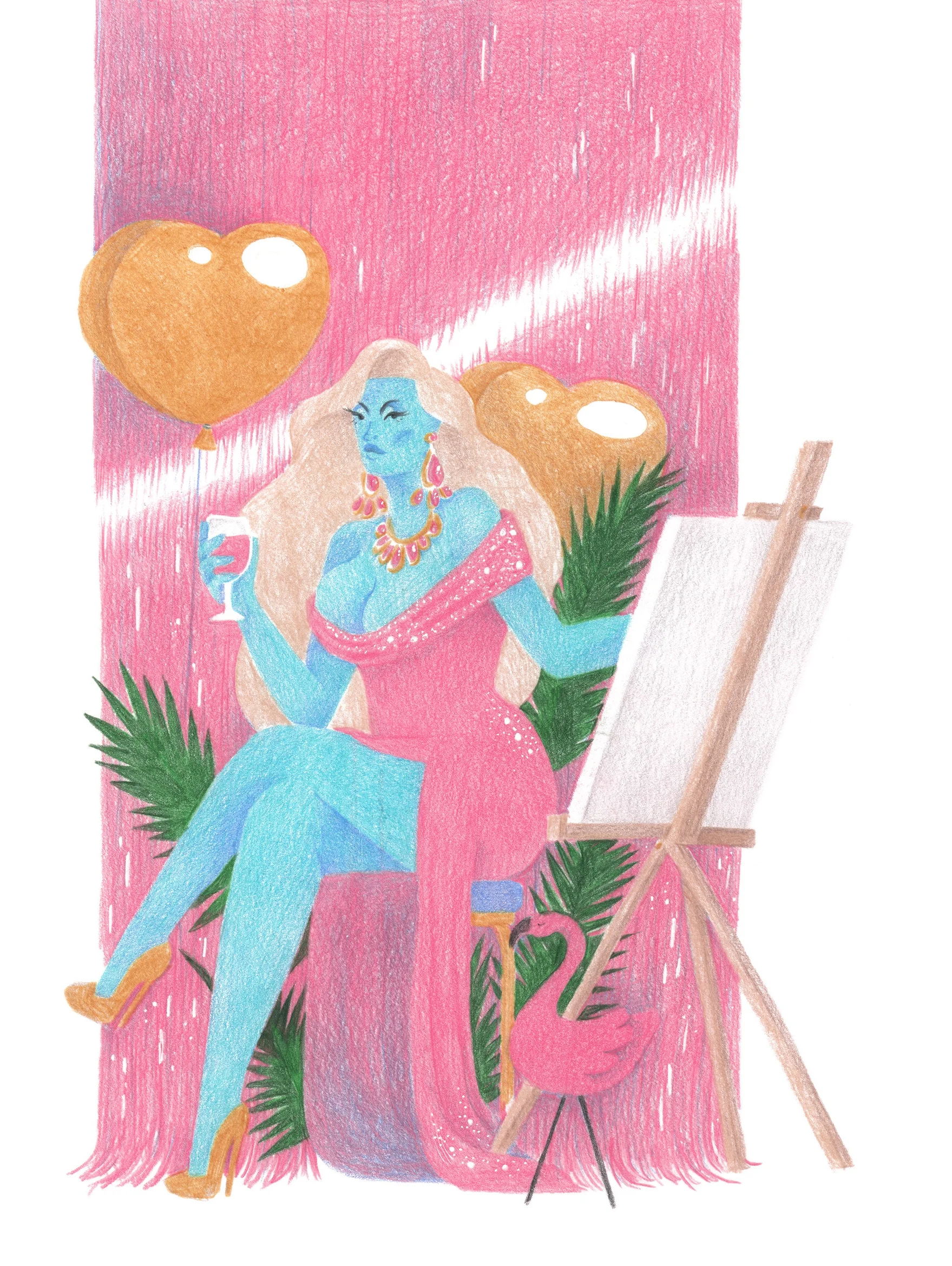 Drag & Draw Poster Illustration, 2018