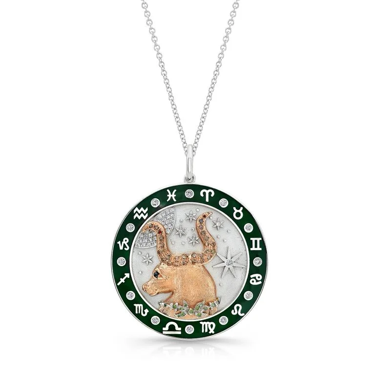 Taurus Zodiac  Pendant