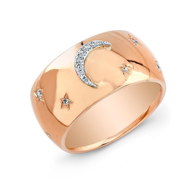 Moon & Stars Ring